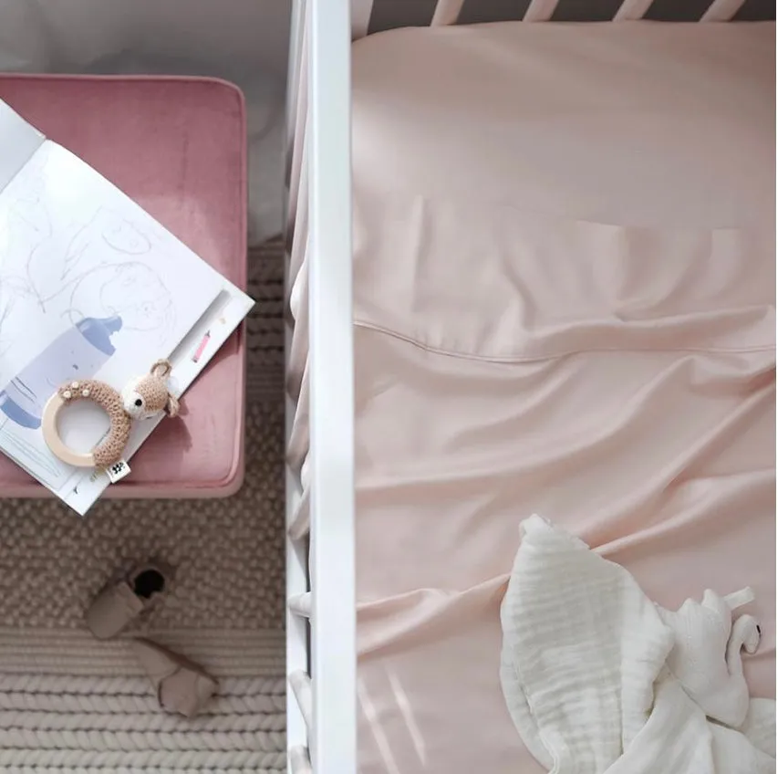 100% Organic Bamboo Fitted Cot Sheet