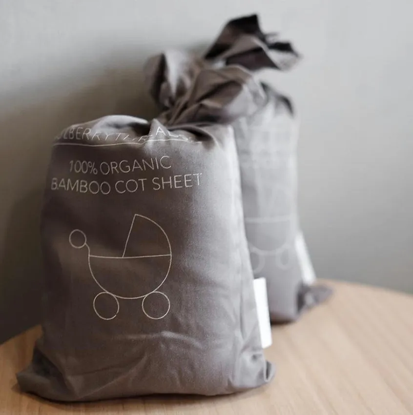 100% Organic Bamboo Fitted Cot Sheet