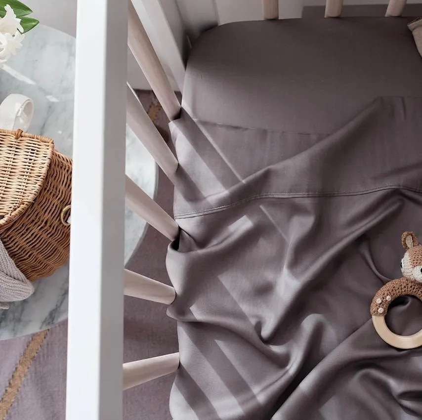 100% Organic Bamboo Fitted Cot Sheet