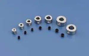 1/16" Plated Brass Dura-Collars Bulk (QTY/PKG: 12 )