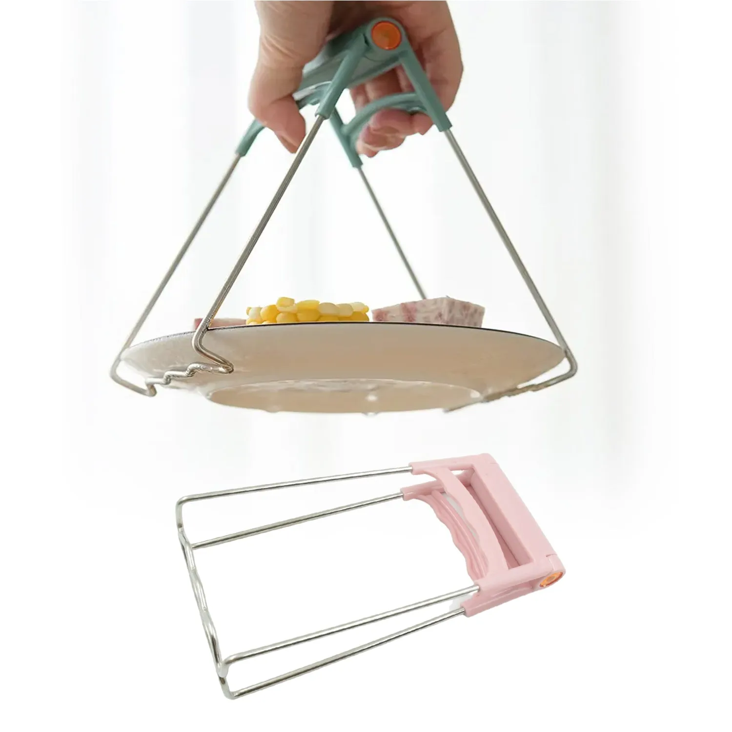 5906 Kitchen Tongs, Bowls Clip WearResistant Bowls Plates Clip Lifter For Restaurants for Kitchen (1 Pc)