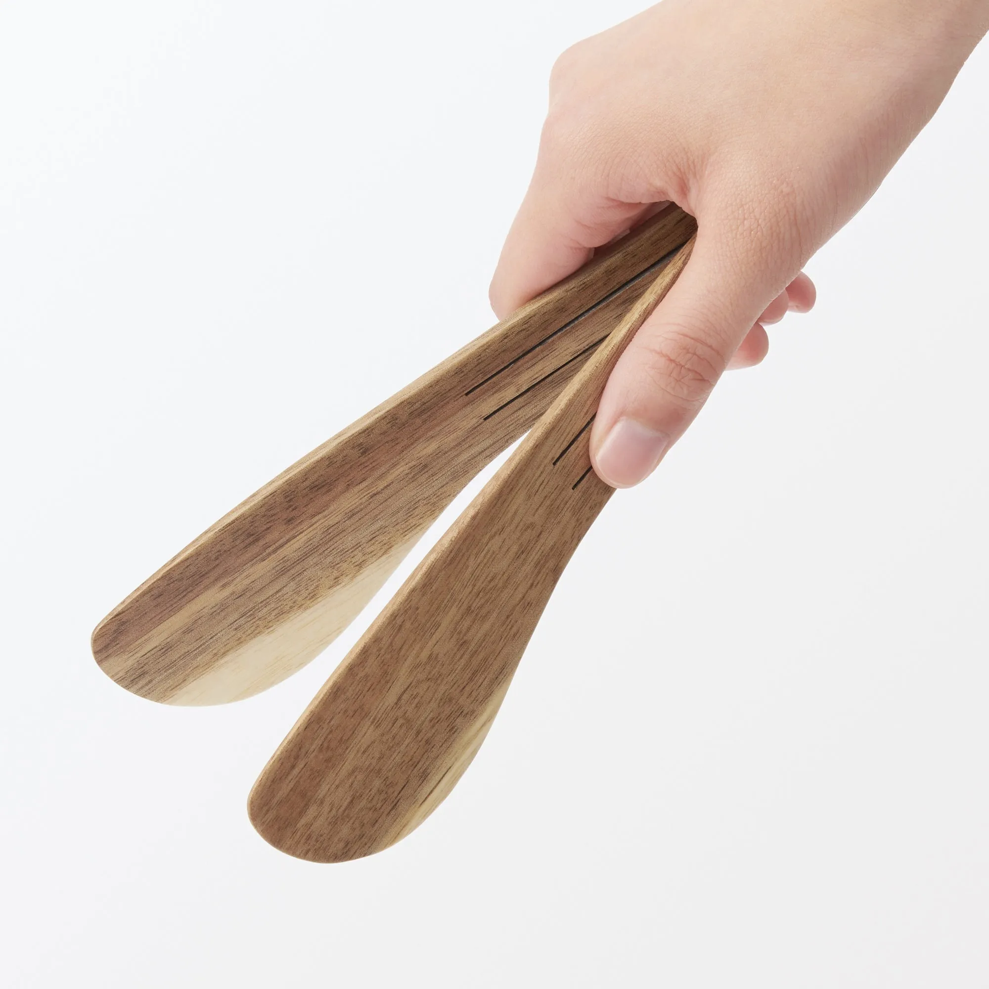 Acacia Foldable Tongs Small