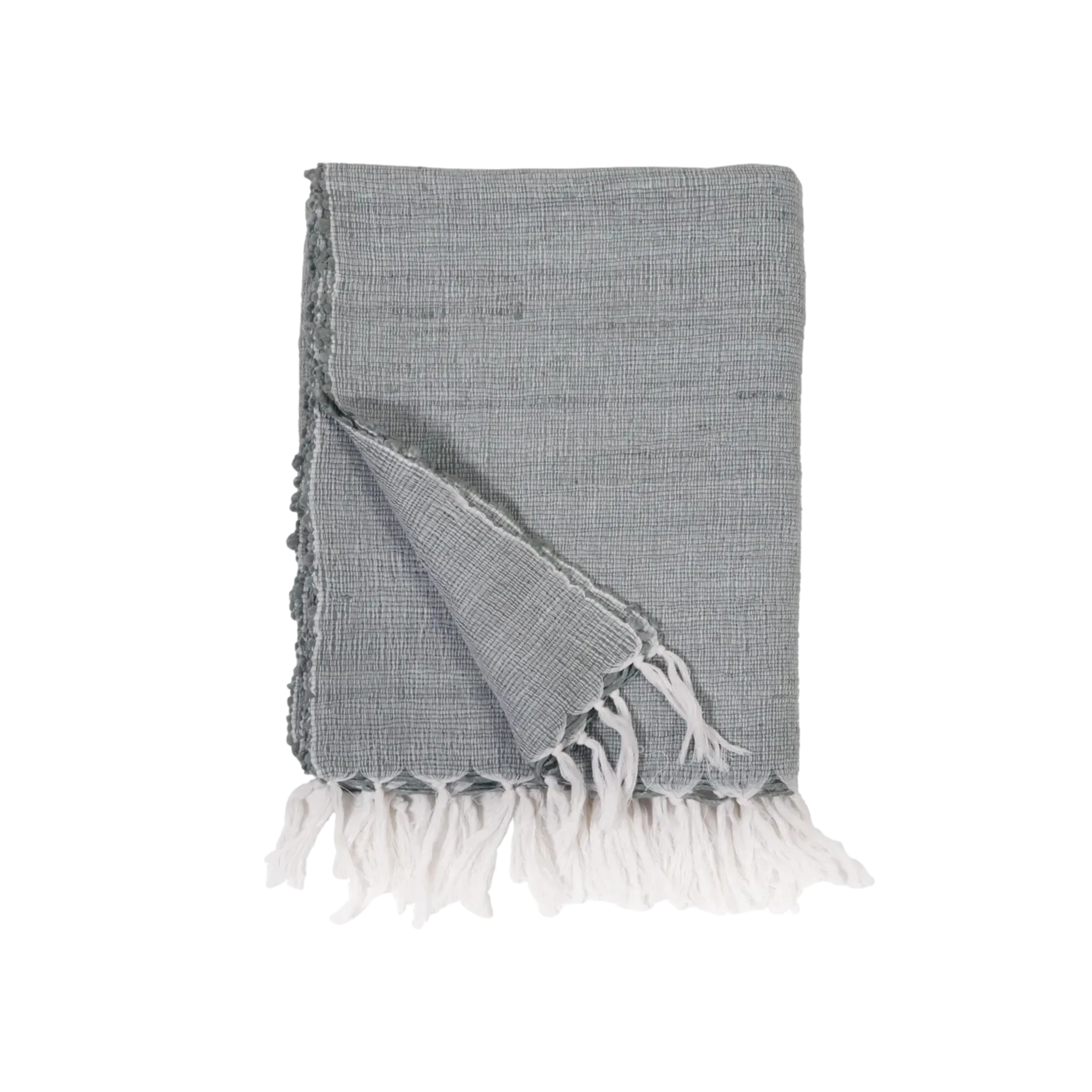 Athena Throw in Shore Blue