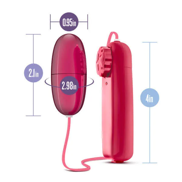 B Yours Power Bullet Watermelon Burst Cerise Pink Vibrator