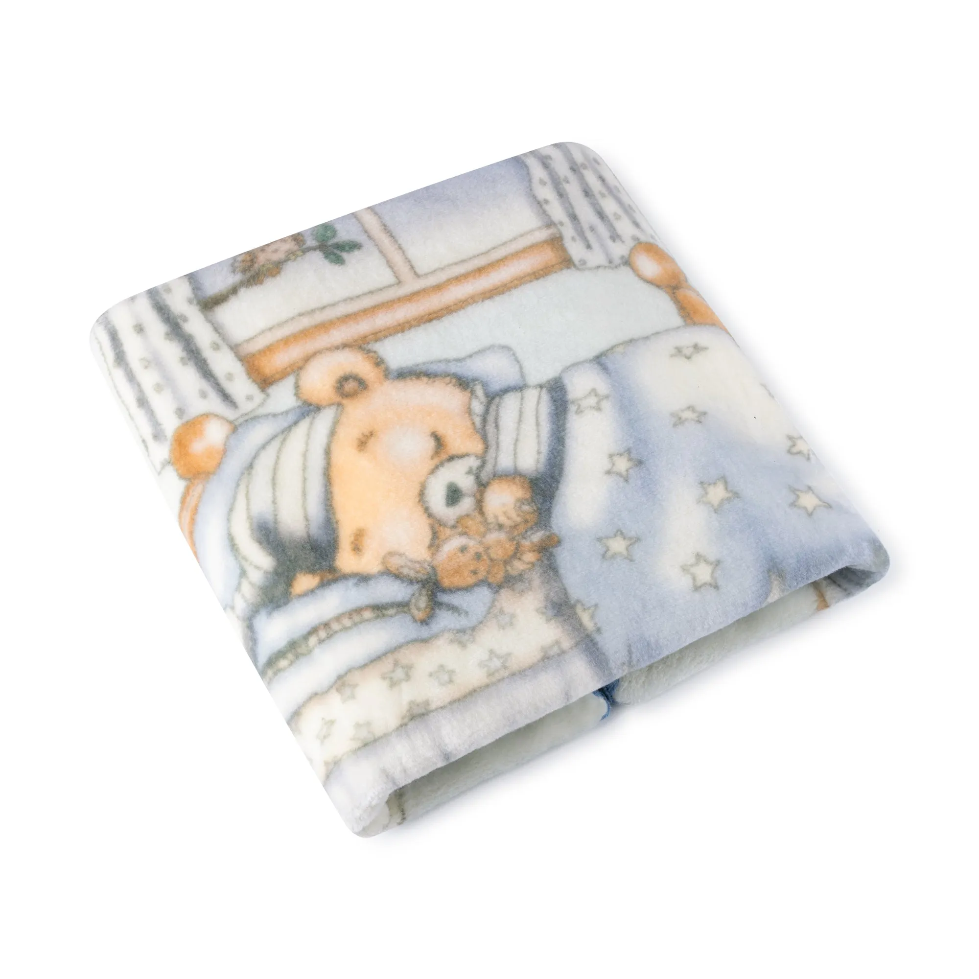 Baby Boy Blanket | Twinkle Twinkle Lil Bear | Blueberry Biscuit | Lil Teddy