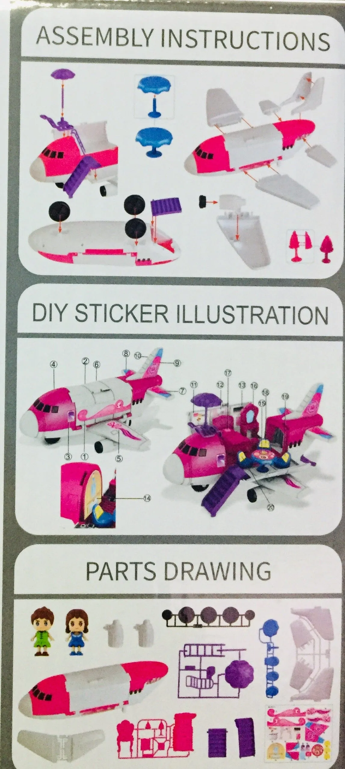 BCD  Happy Times Luxury Private Jet: Endless fun times with imagination and interactive figurines - T013A