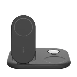BELKIN Wireless Charger Qi2 3in1 Magnetic Foldable Cha
