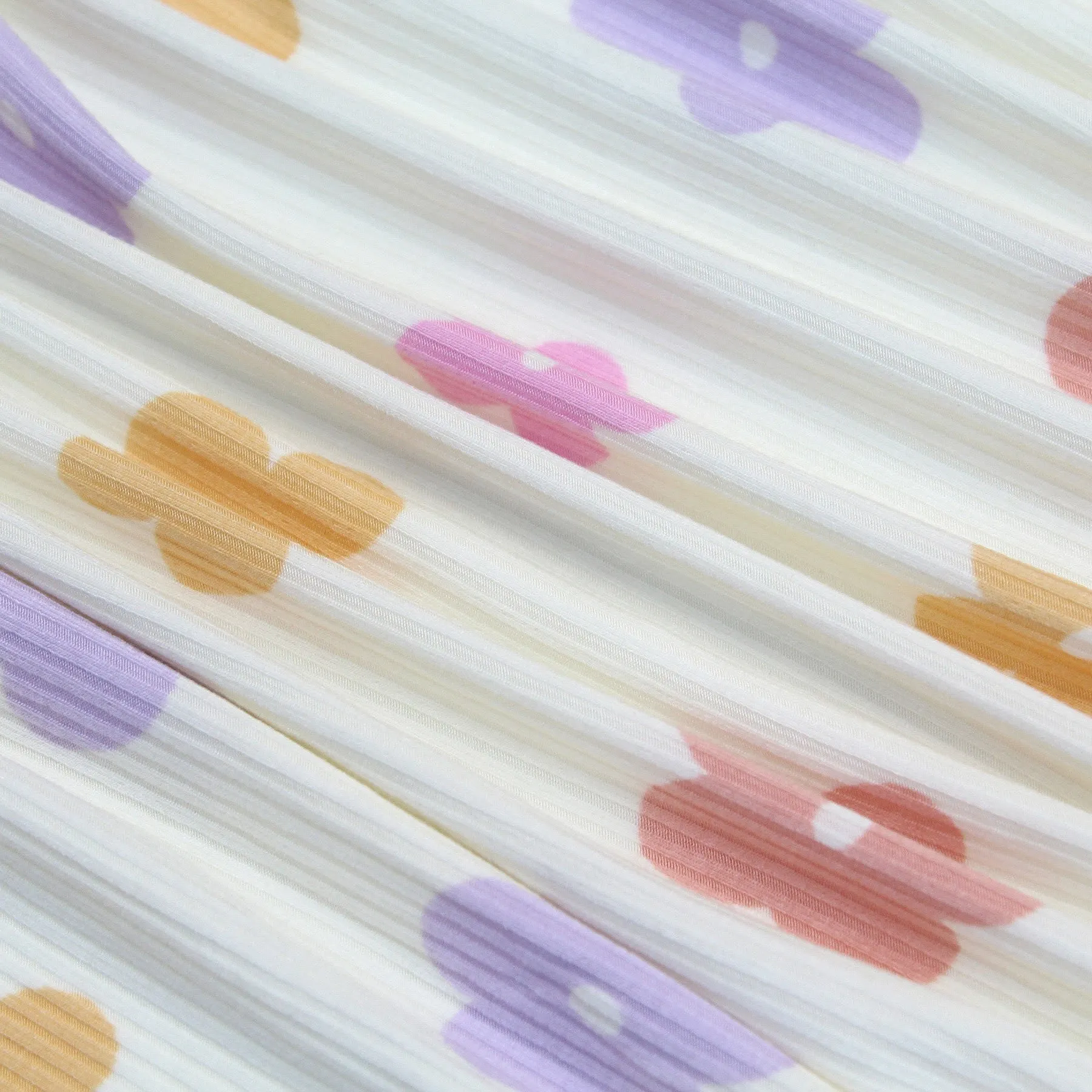 Big Daisies Small Ribbed Toddler Blanket