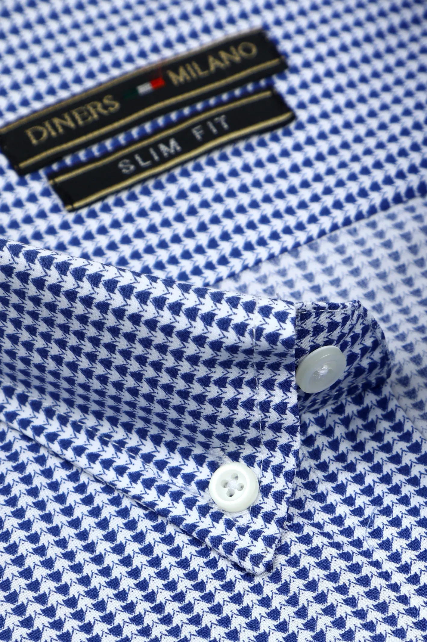 Blue Self Casual Milano Shirt