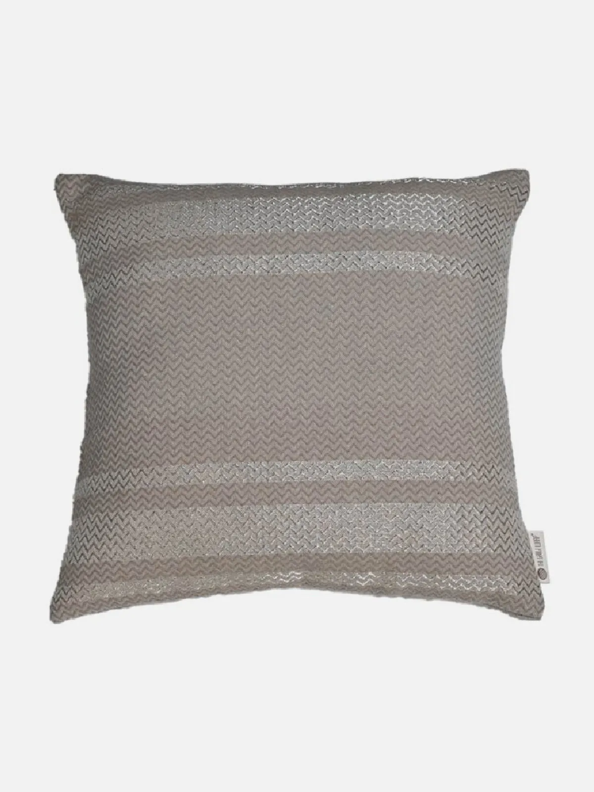 Broken Rib Broken Chevron Cushion Cover Grey