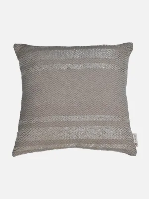 Broken Rib Broken Chevron Cushion Cover Grey