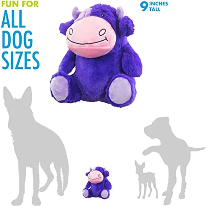 Cow Plush Dog Toy