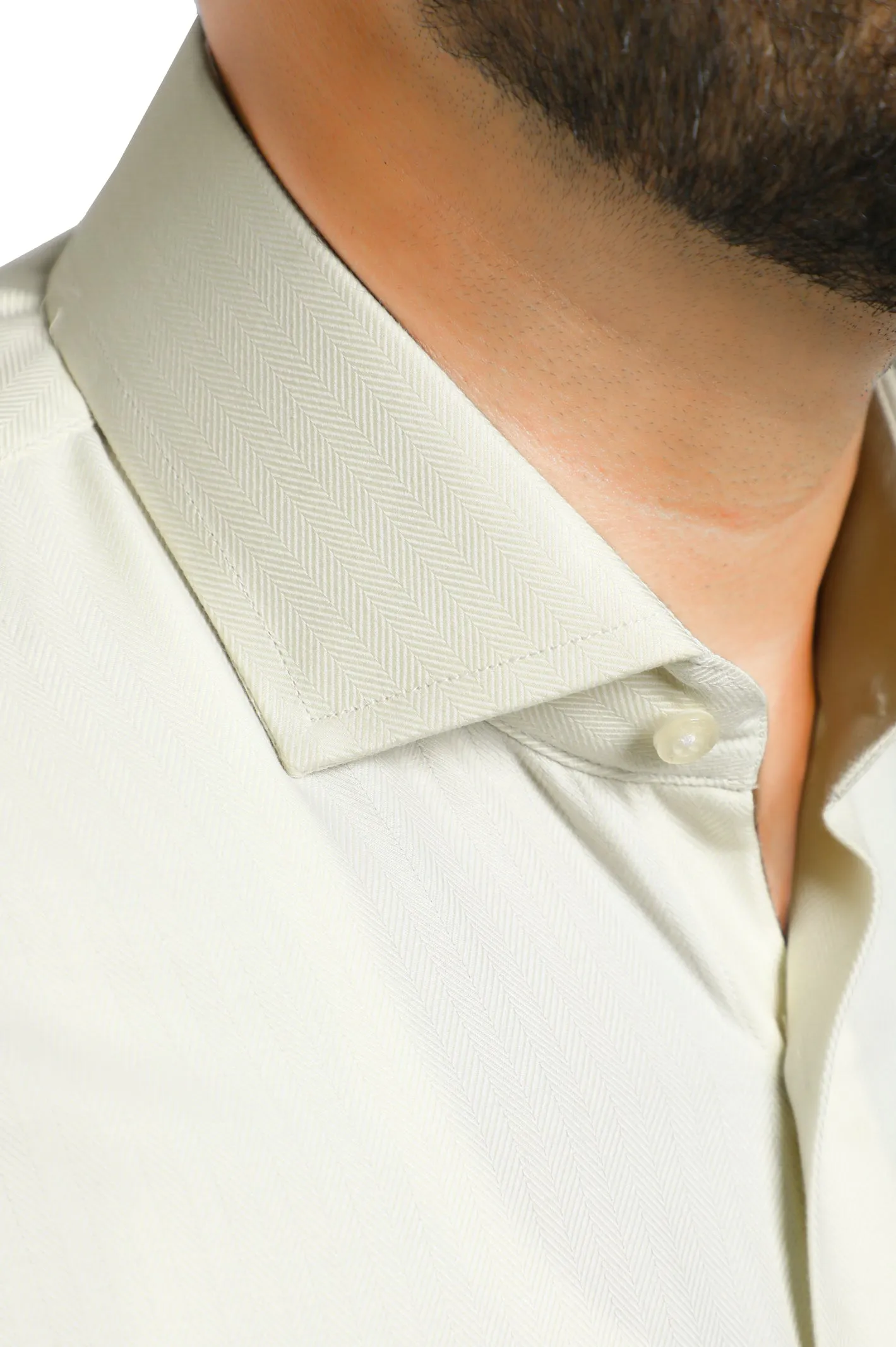 Cream Formal Shirt