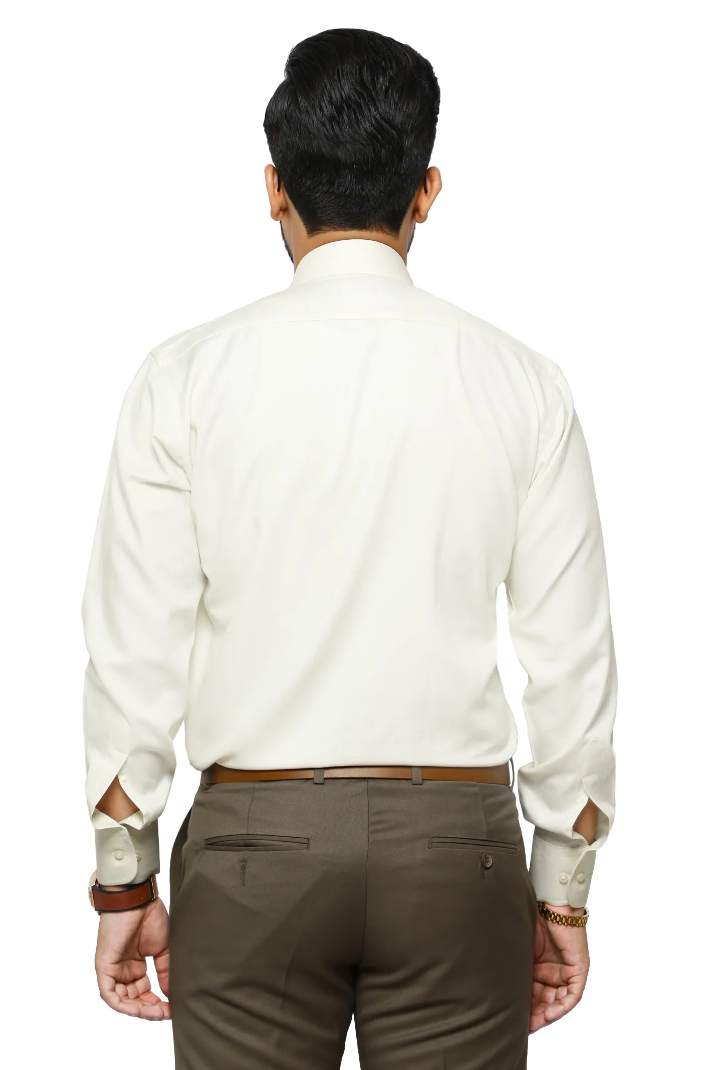 Cream Formal Shirt
