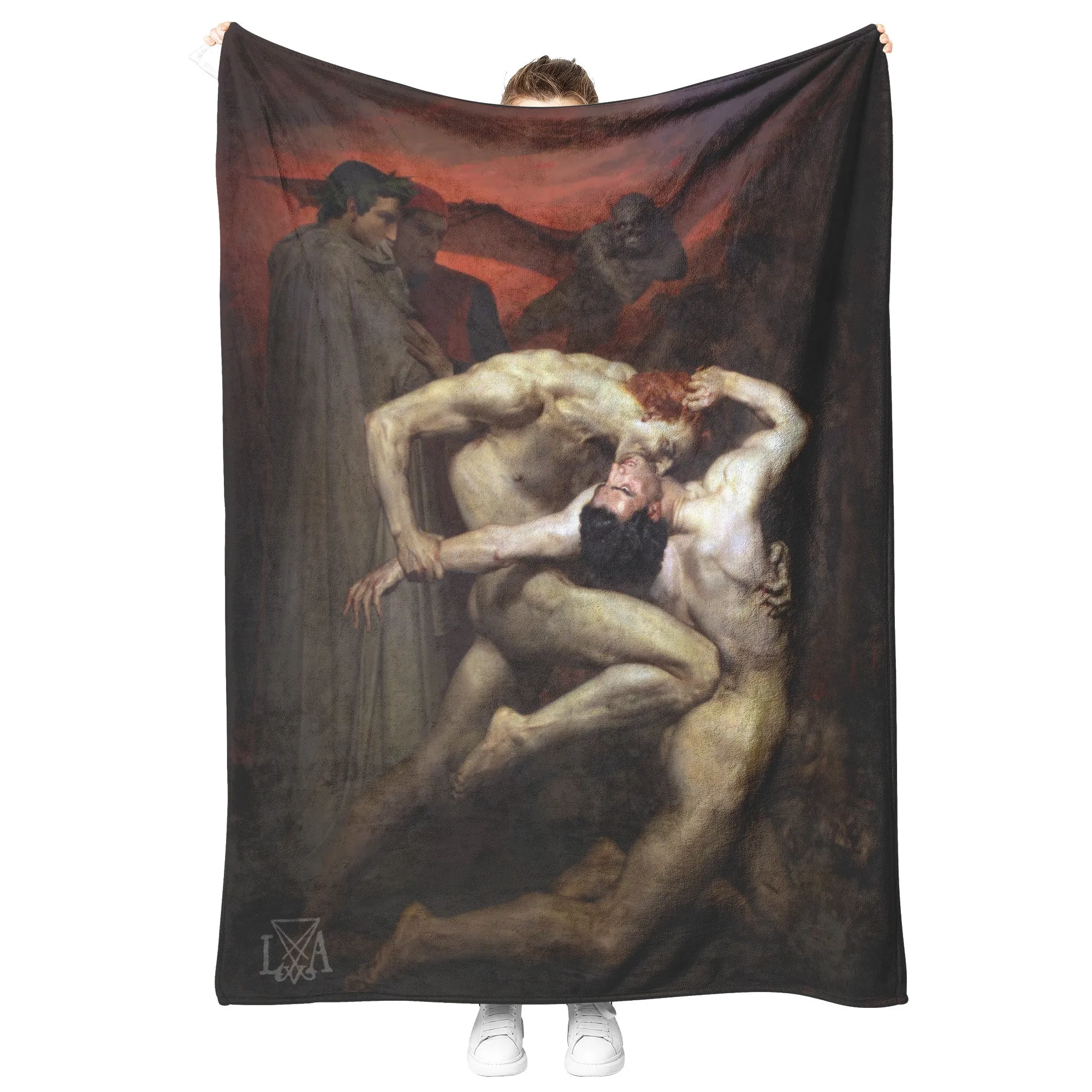 Dante & Virgil (in Hell) Fleece and Sherpa Blankets
