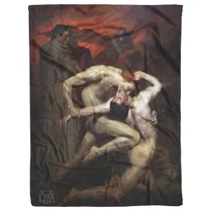 Dante & Virgil (in Hell) Fleece and Sherpa Blankets