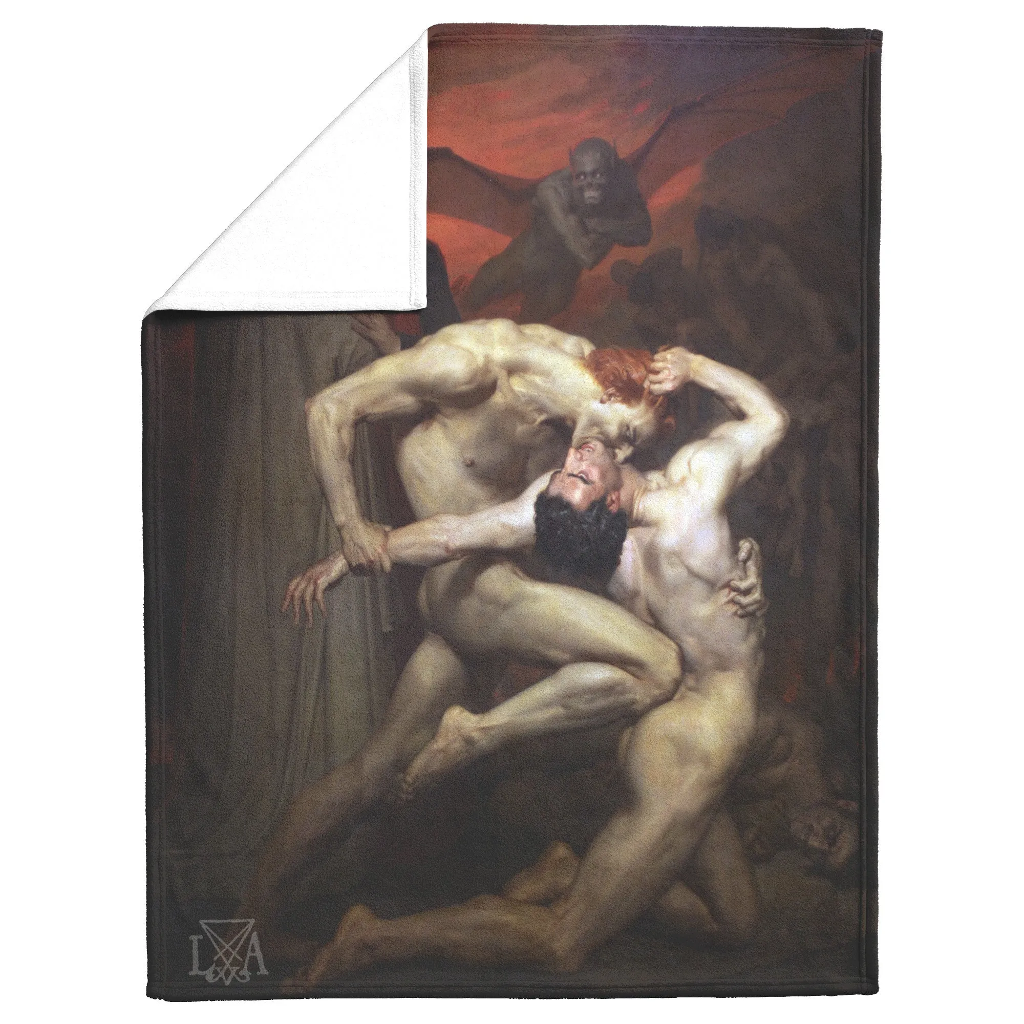 Dante & Virgil (in Hell) Fleece and Sherpa Blankets