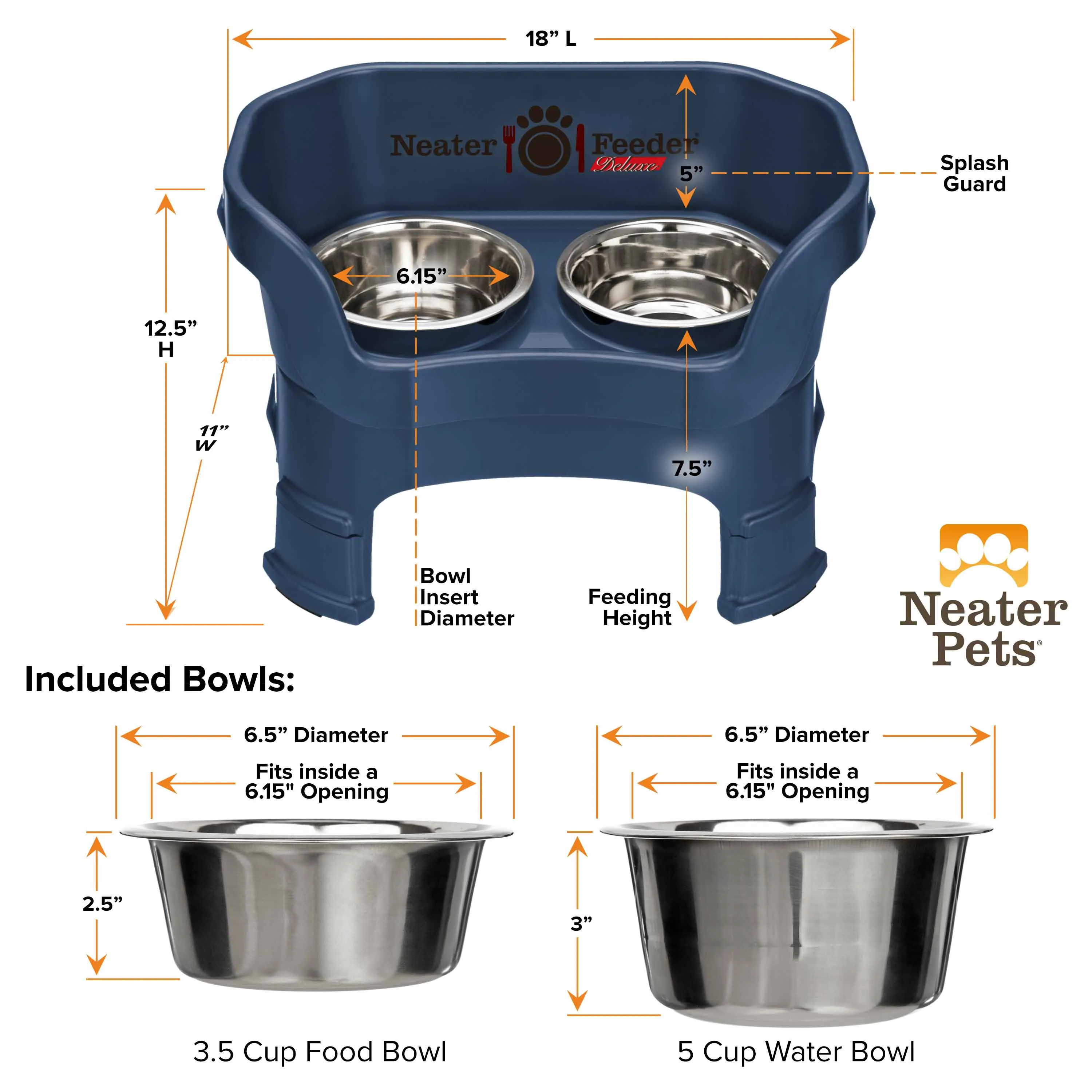 DELUXE Neater Feeder for Cats