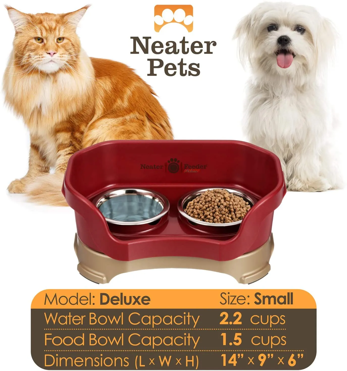 DELUXE Neater Feeder for Cats
