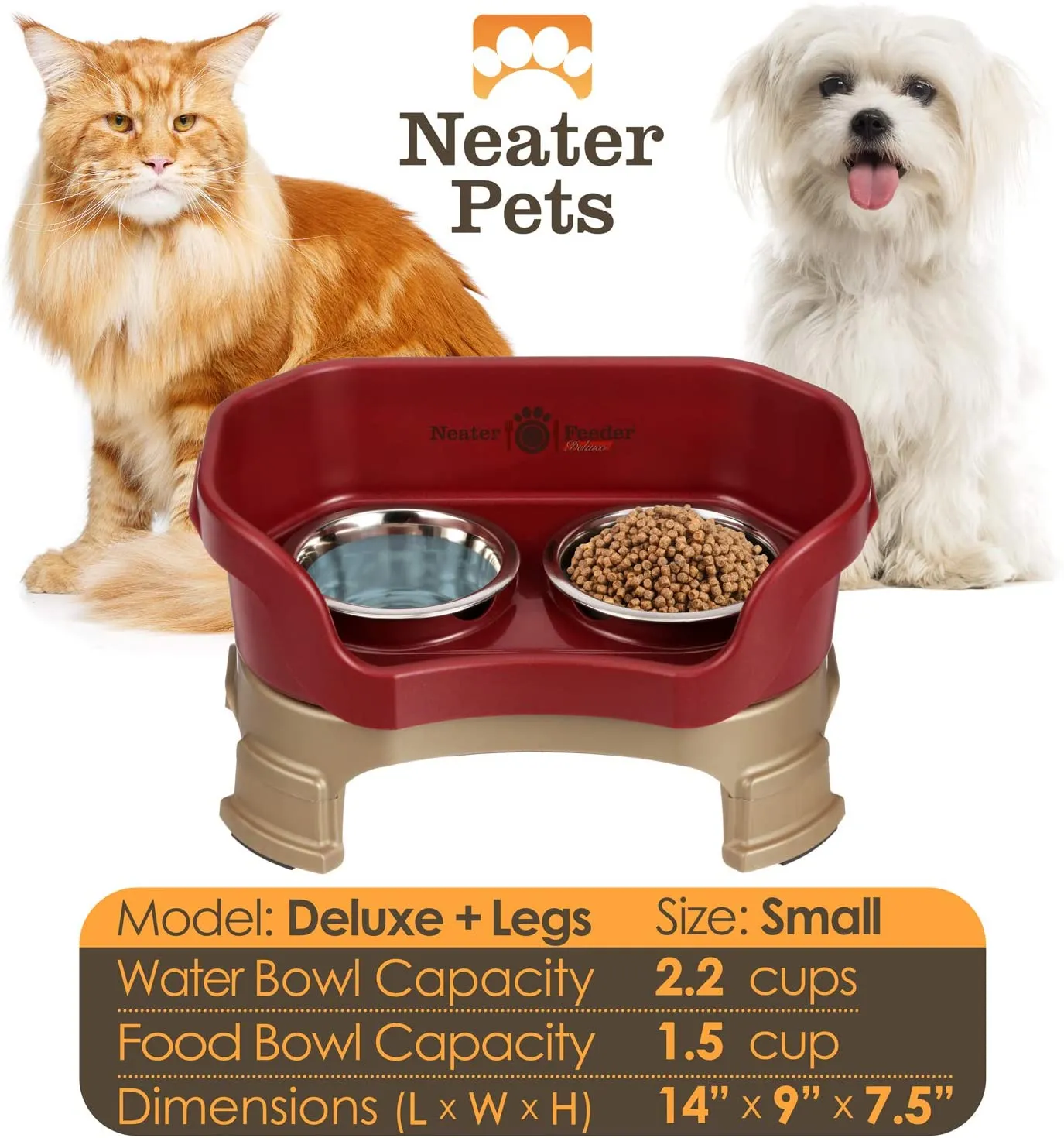 DELUXE Neater Feeder for Cats