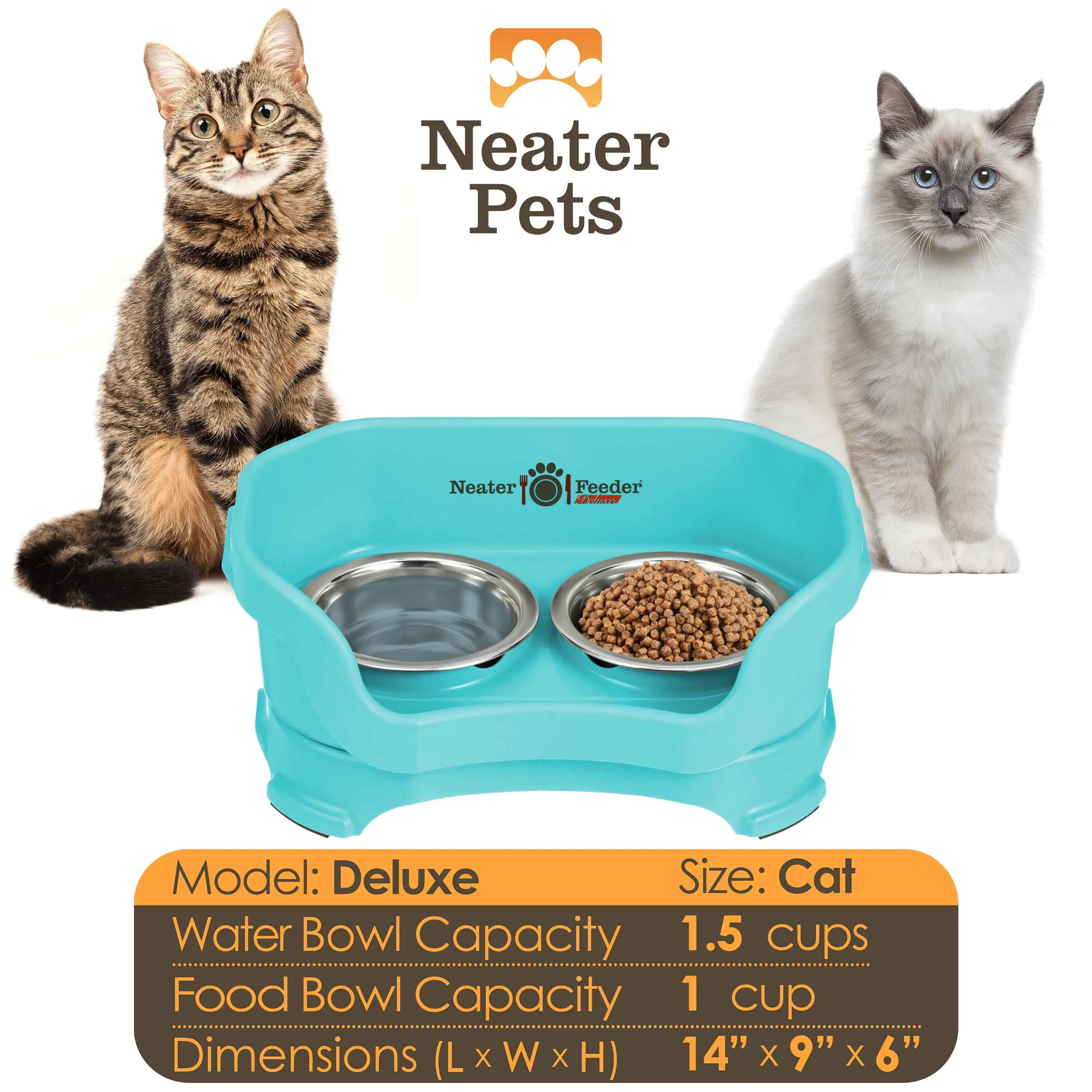 DELUXE Neater Feeder for Cats