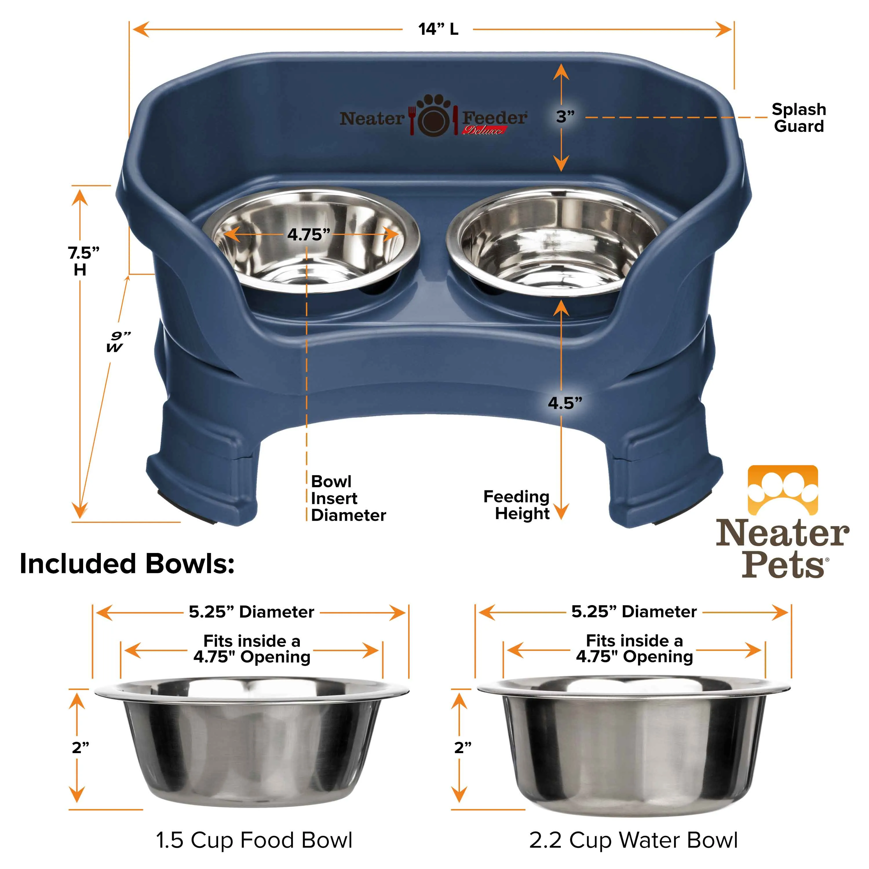 DELUXE Neater Feeder for Cats