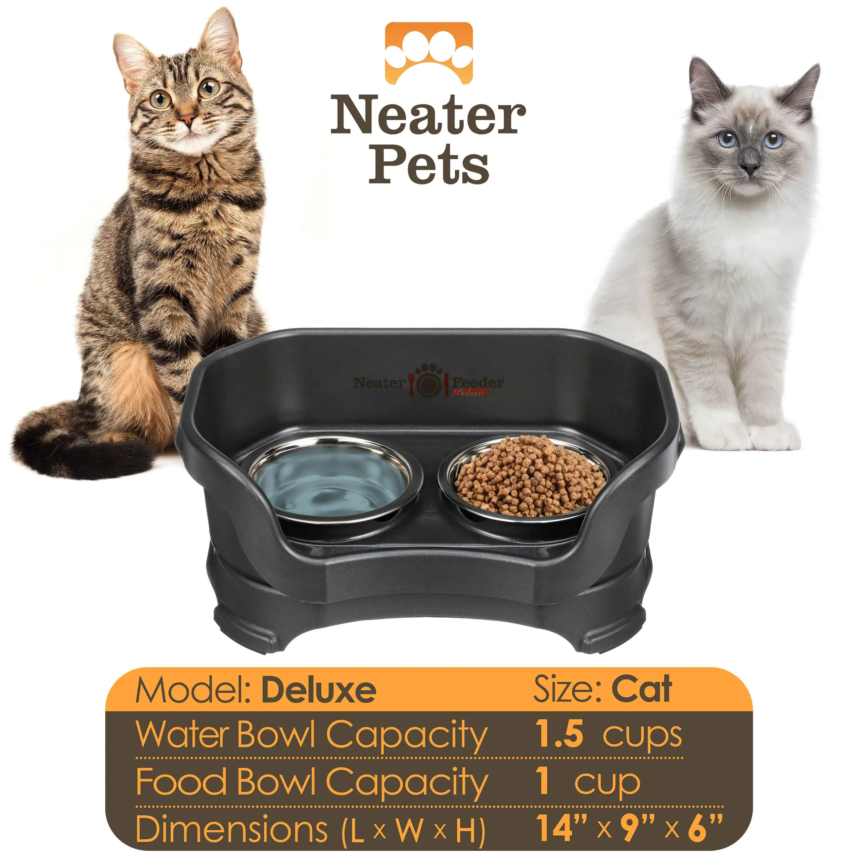 DELUXE Neater Feeder for Cats