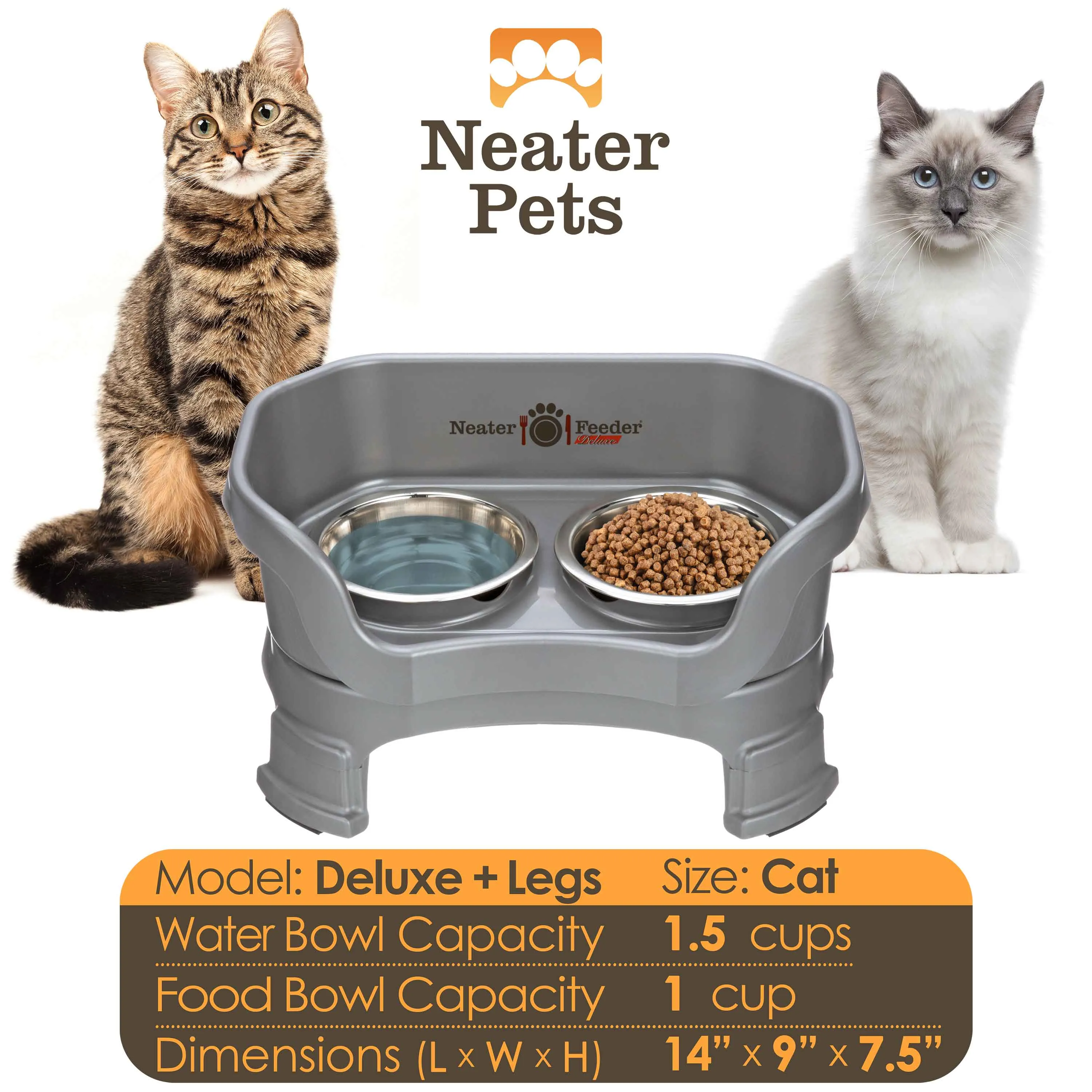 DELUXE Neater Feeder for Cats