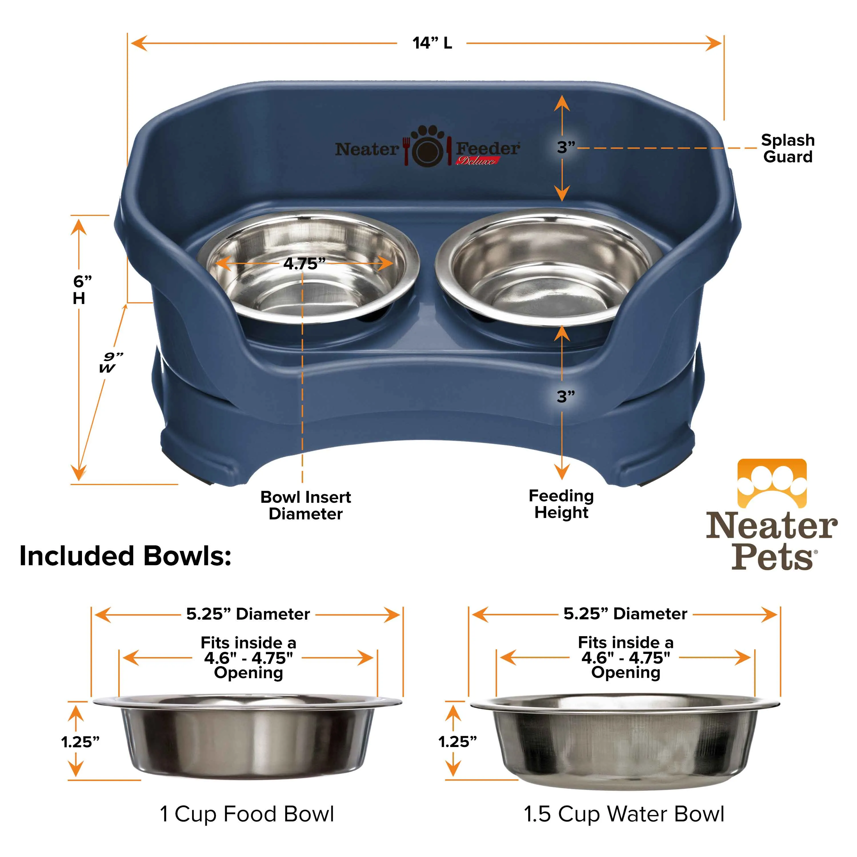 DELUXE Neater Feeder for Cats