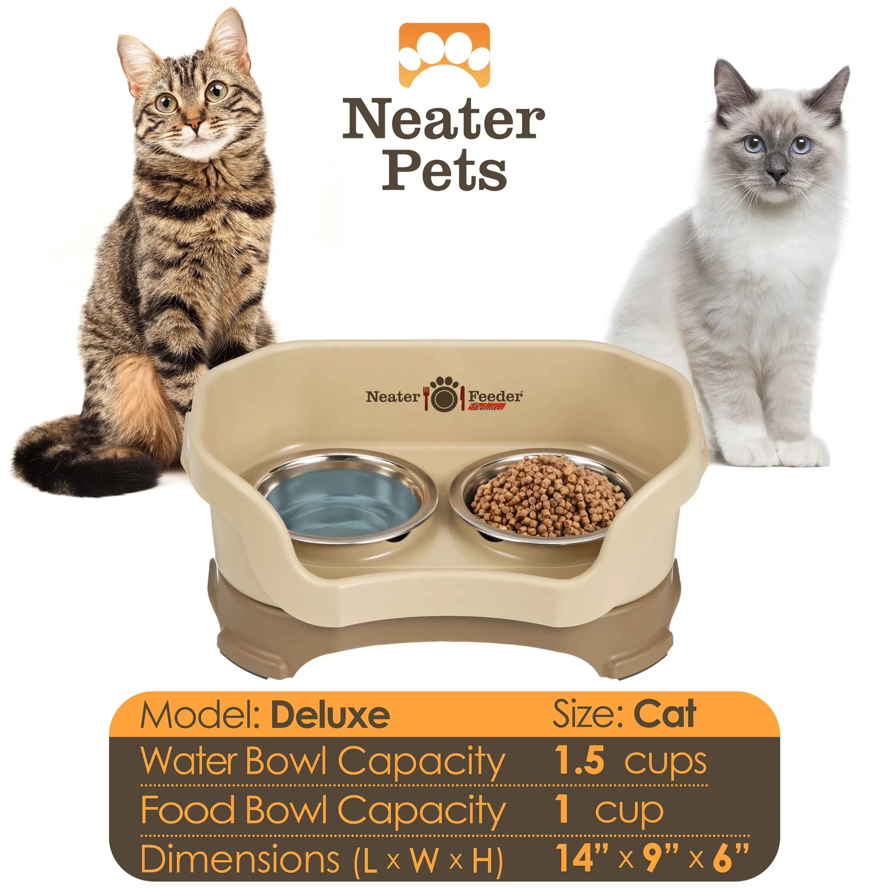 DELUXE Neater Feeder for Cats
