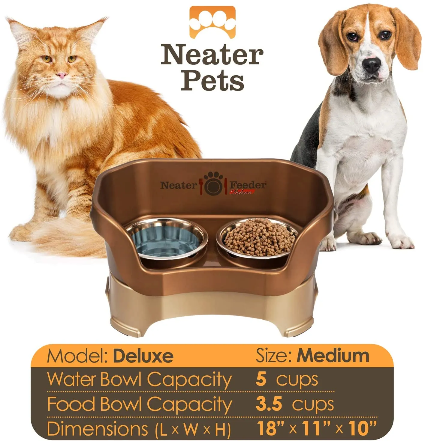DELUXE Neater Feeder for Cats