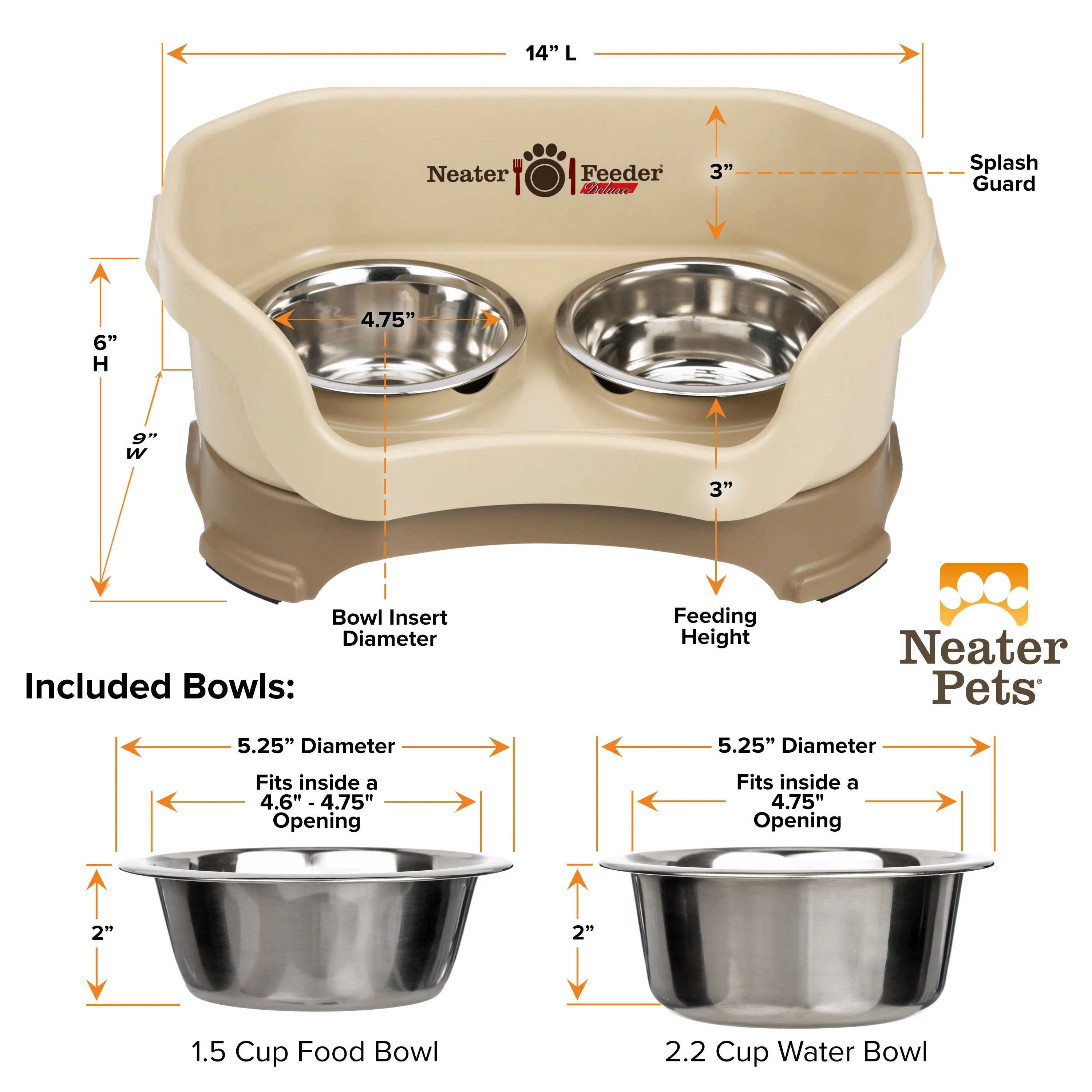DELUXE Neater Feeder for Cats