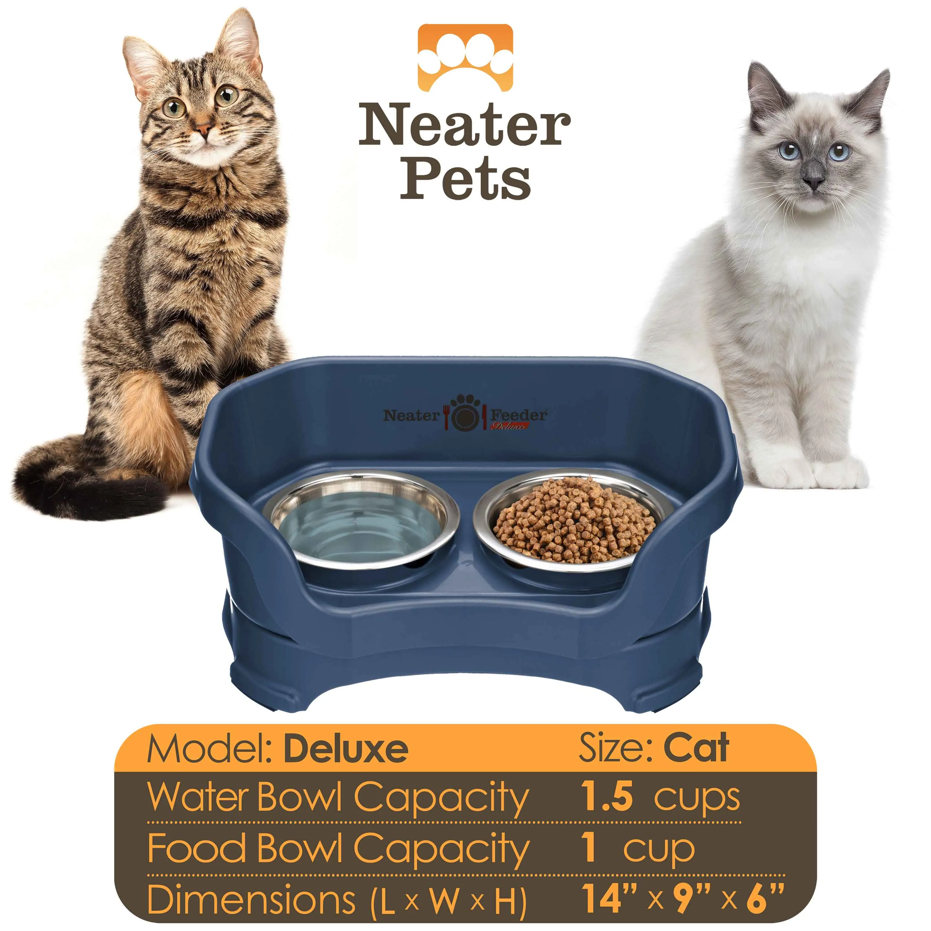 DELUXE Neater Feeder for Cats