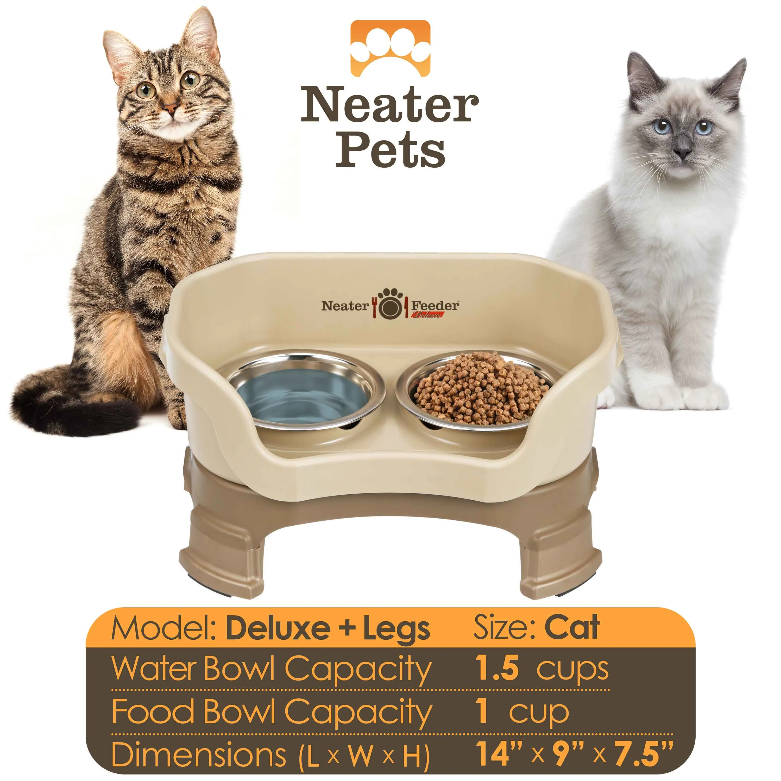 DELUXE Neater Feeder for Cats