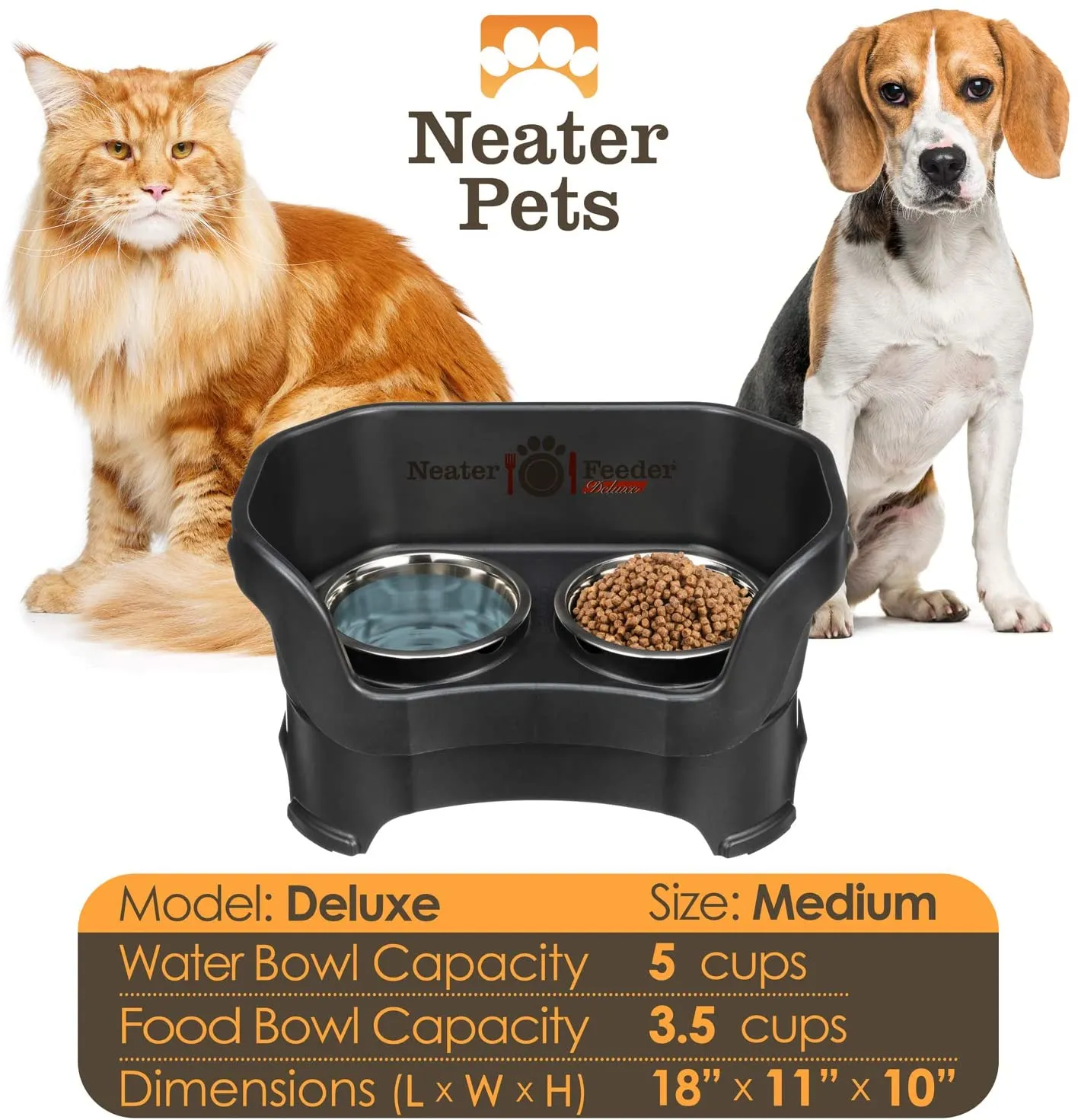 DELUXE Neater Feeder for Cats