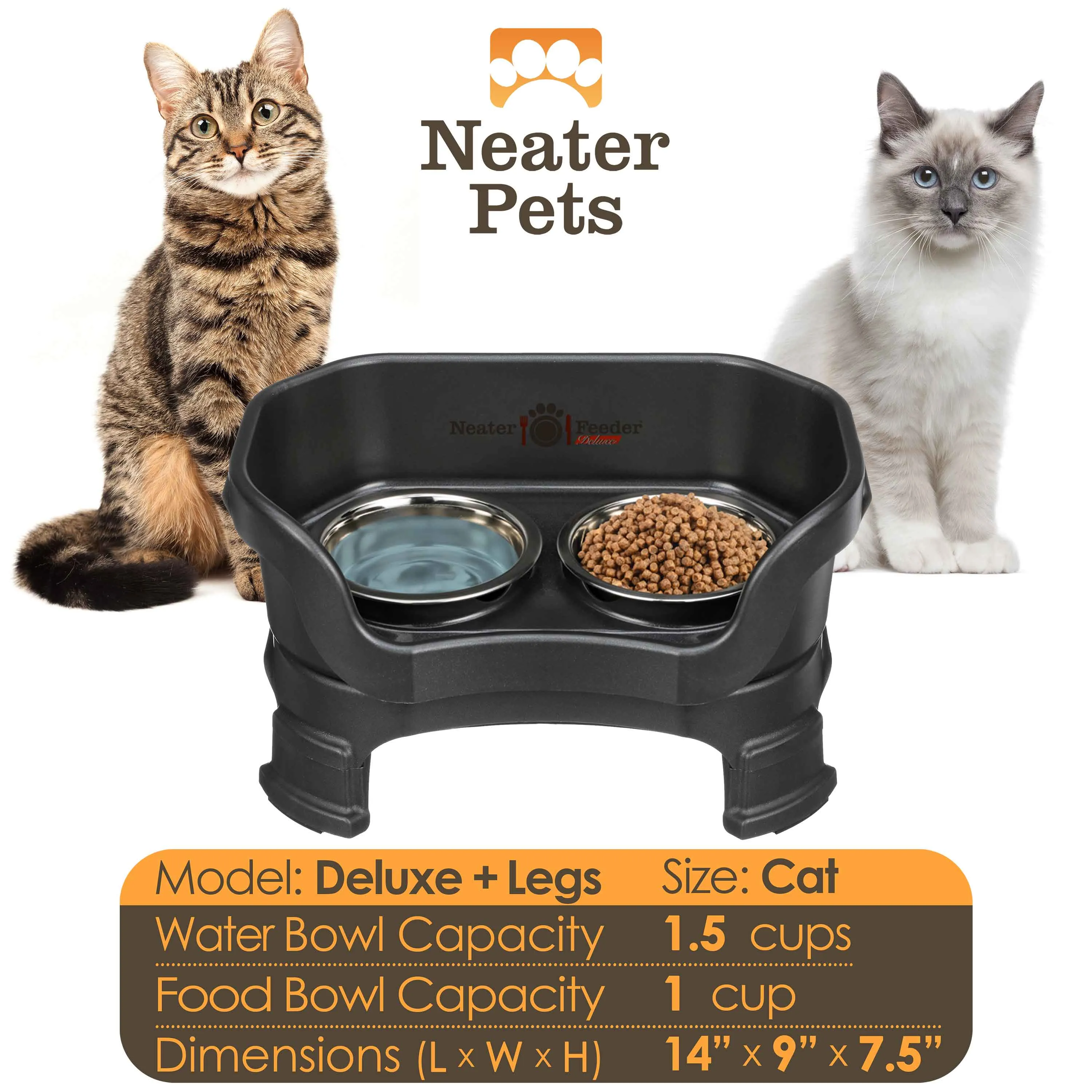 DELUXE Neater Feeder for Cats