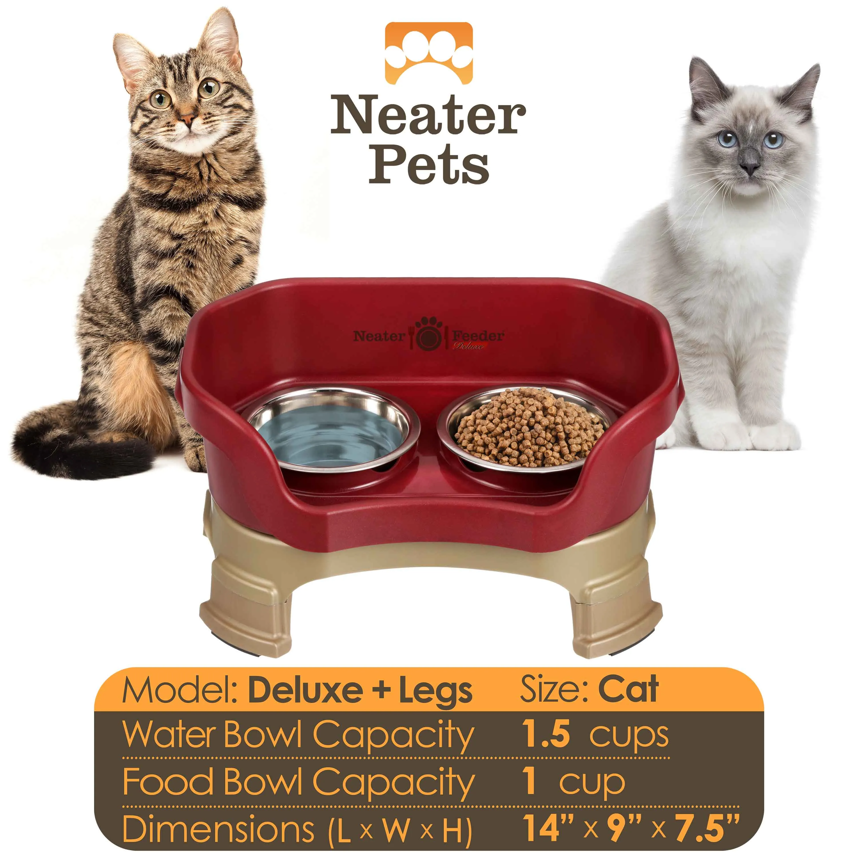 DELUXE Neater Feeder for Cats