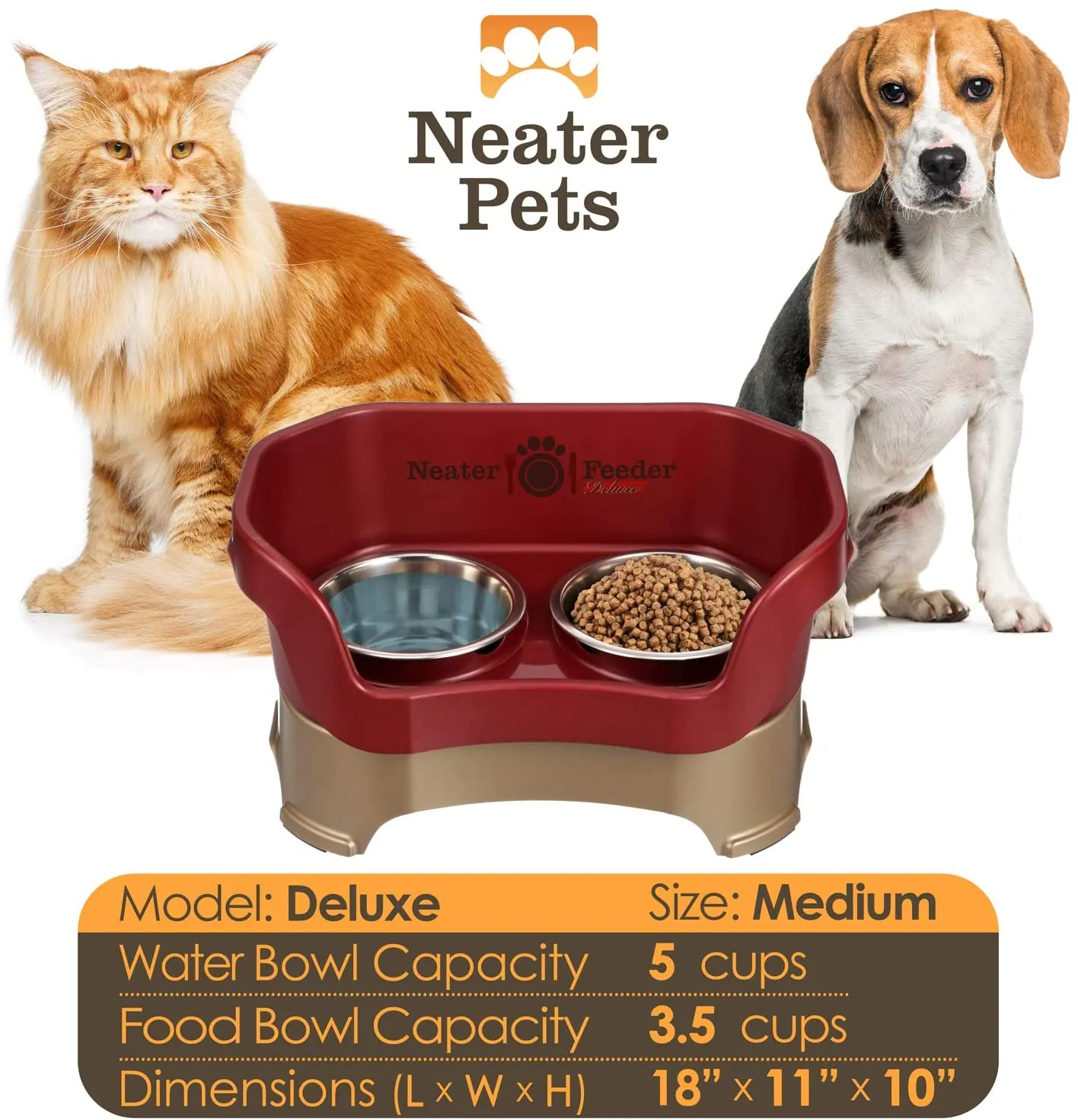 DELUXE Neater Feeder for Cats