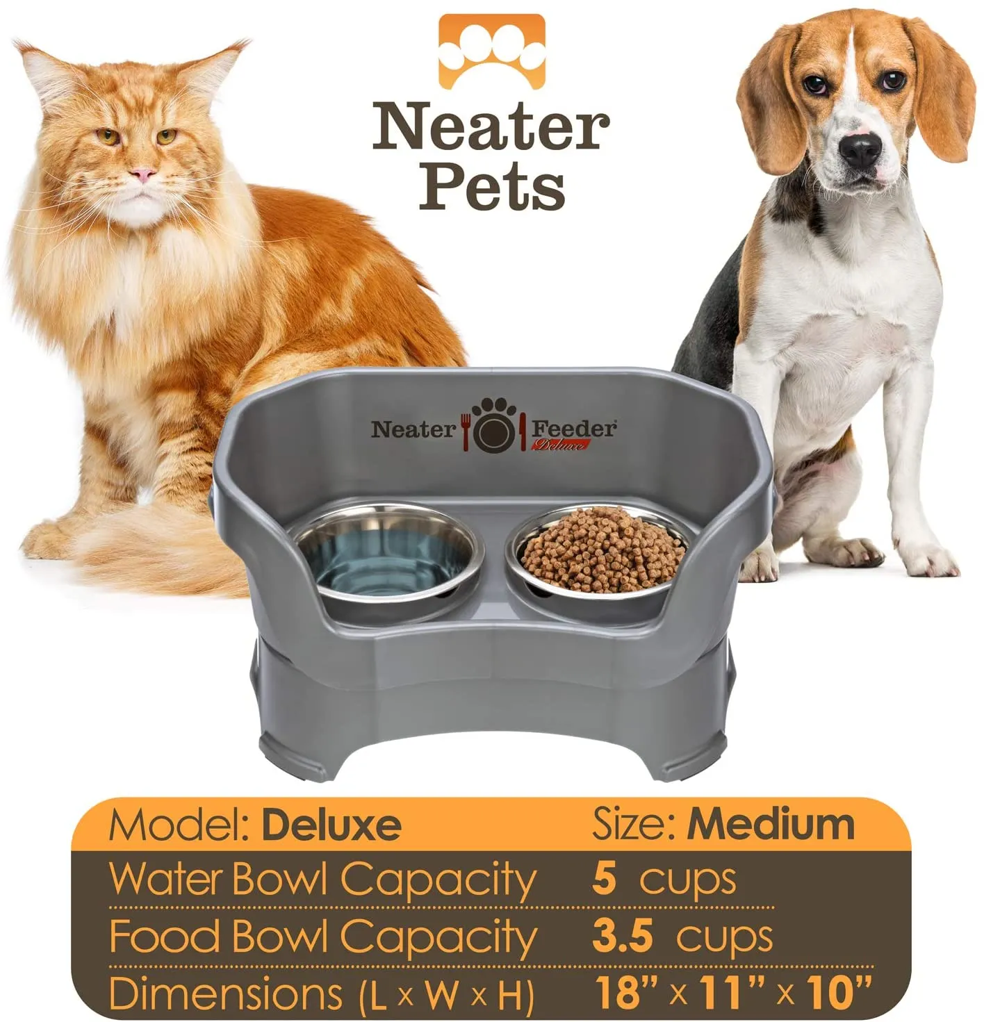 DELUXE Neater Feeder for Cats