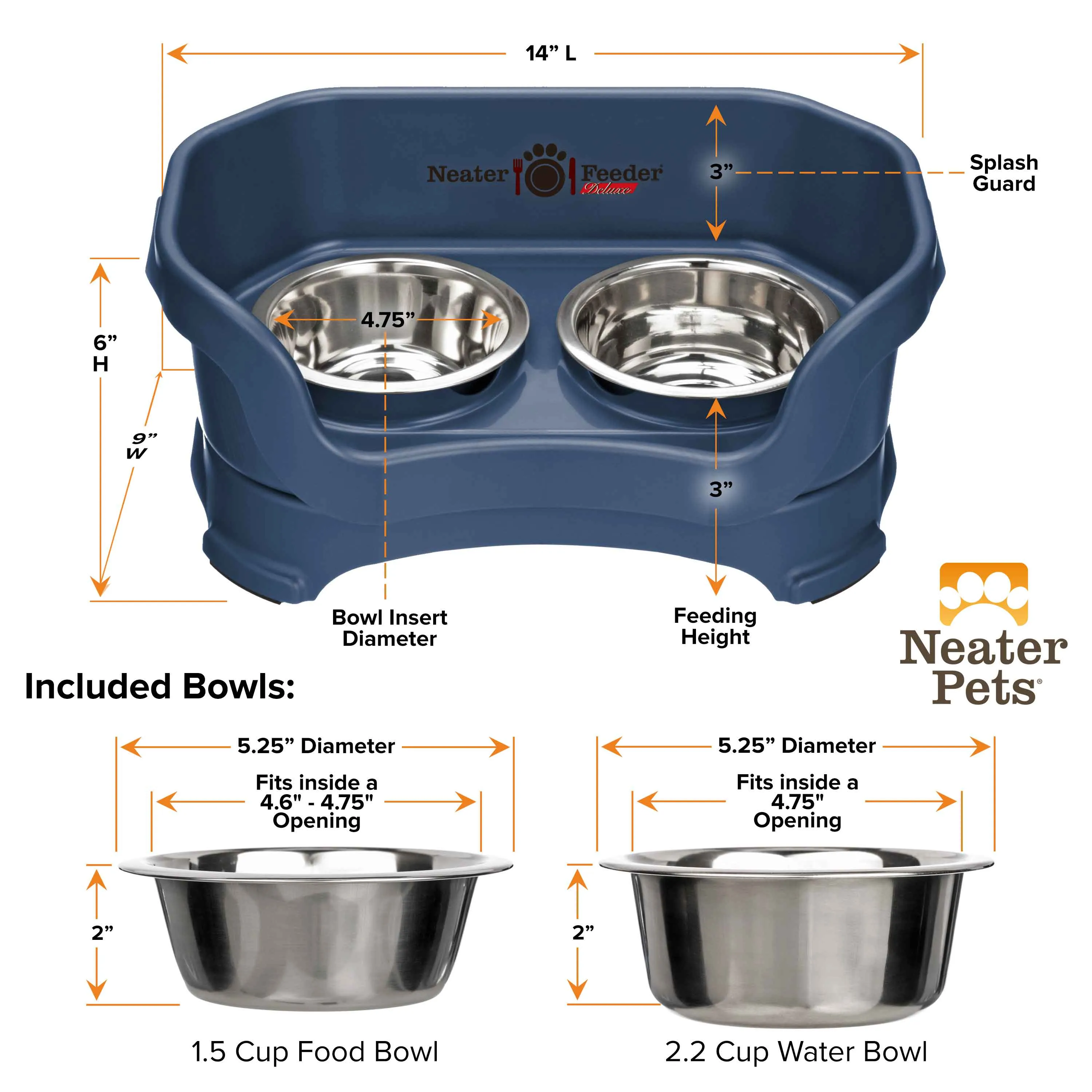 DELUXE Neater Feeder for Cats