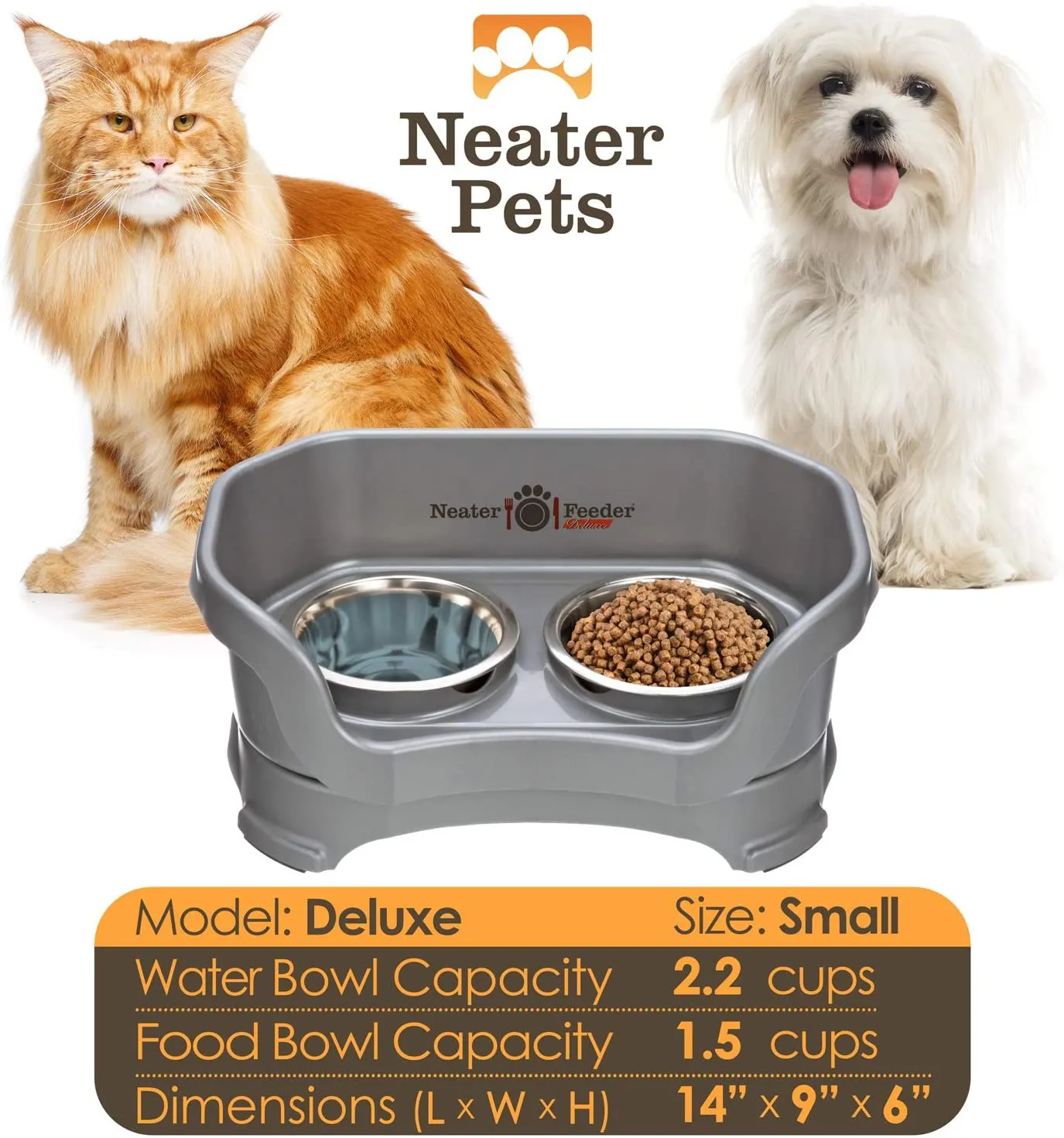 DELUXE Neater Feeder for Cats