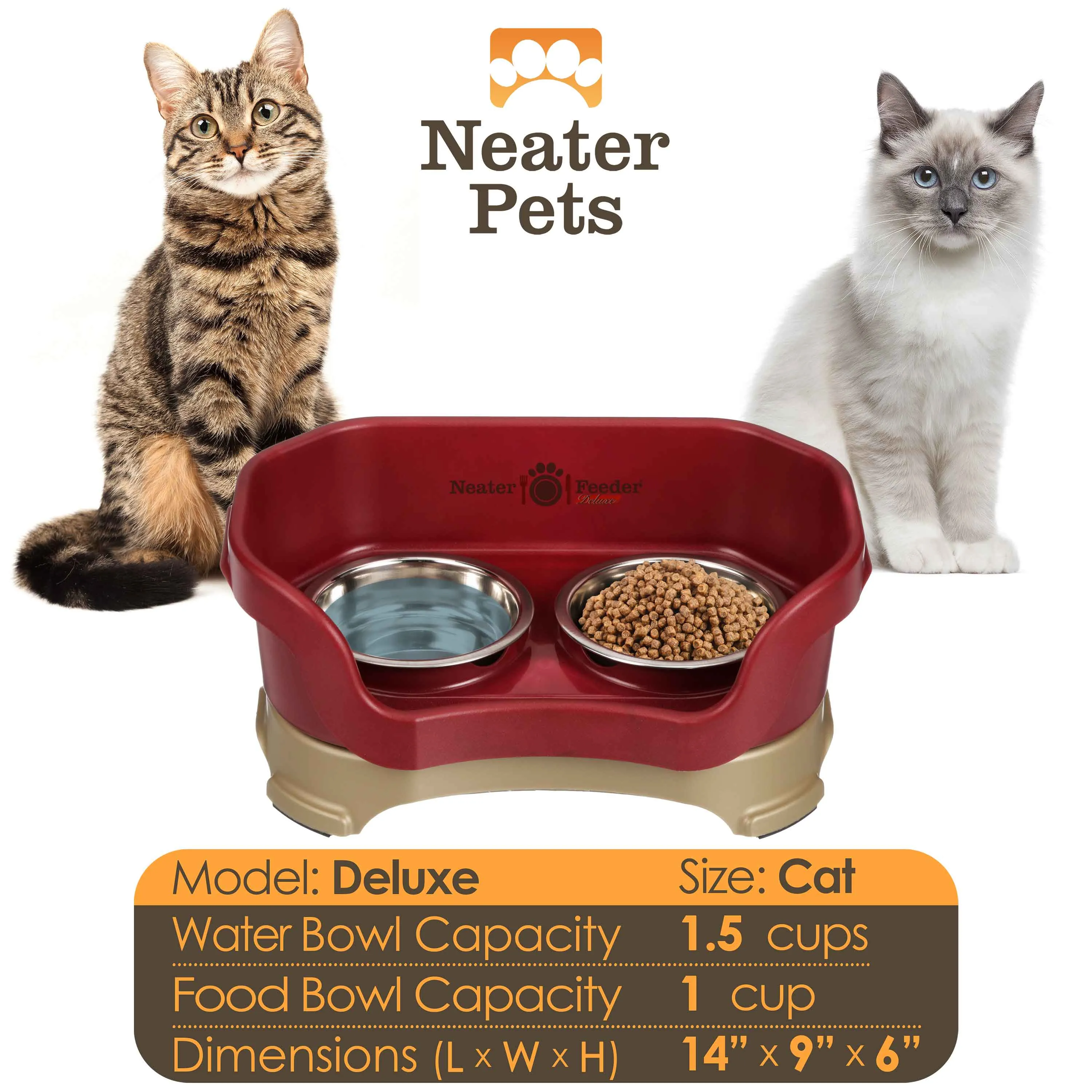 DELUXE Neater Feeder for Cats