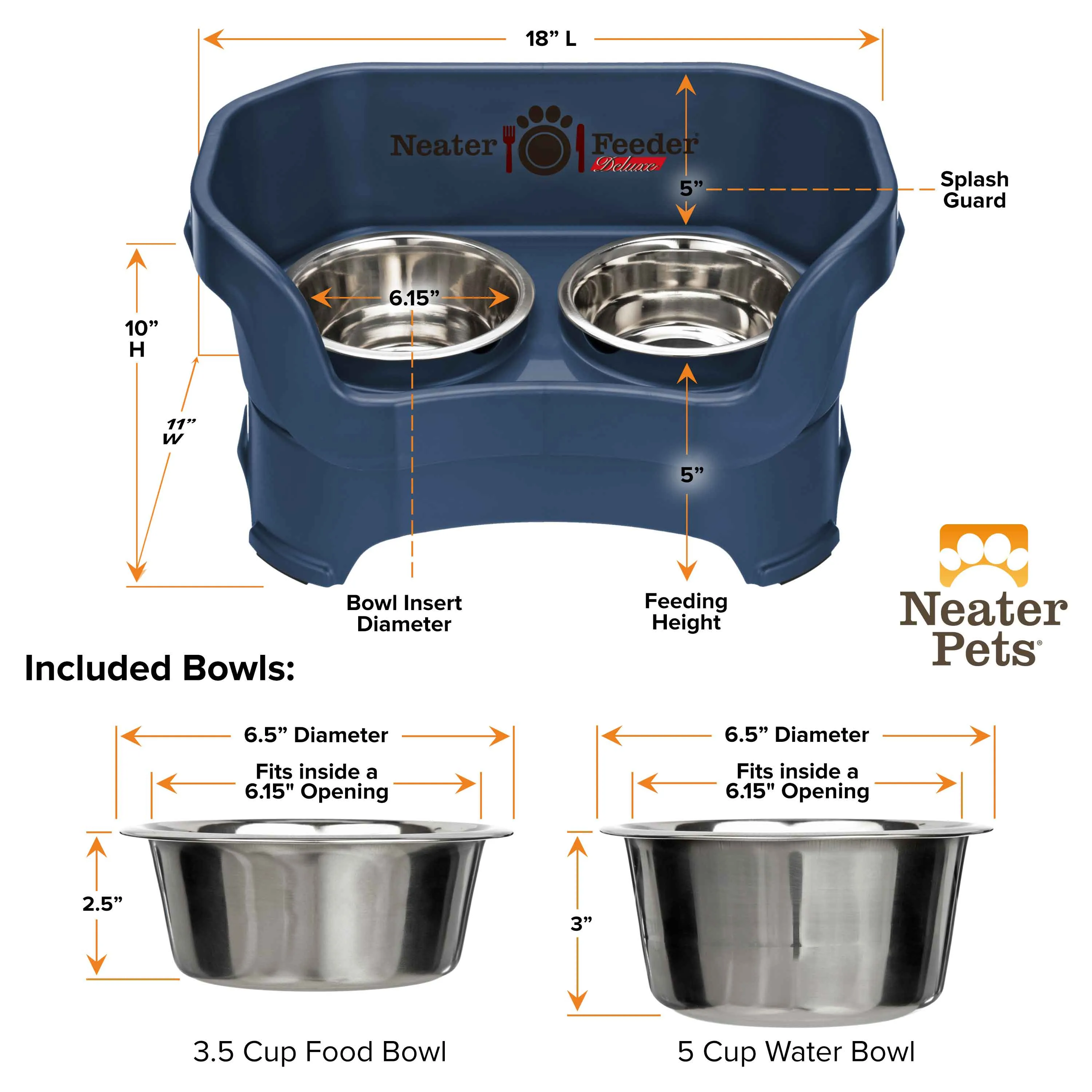 DELUXE Neater Feeder for Cats