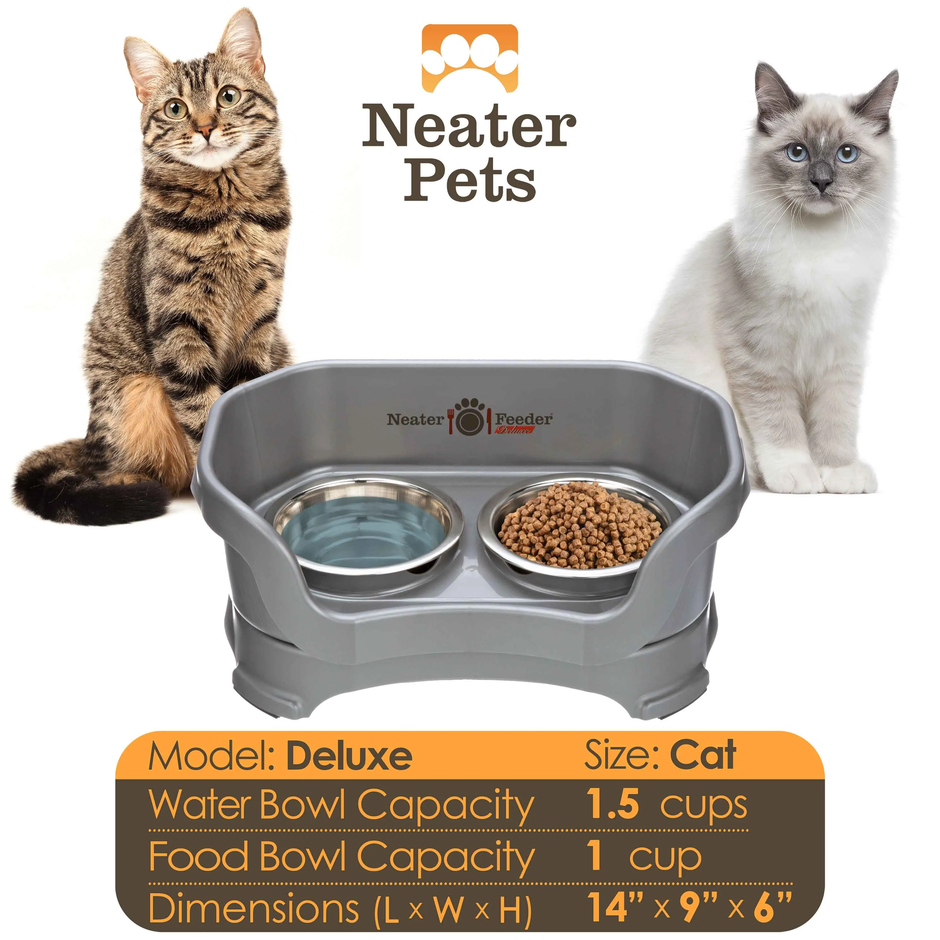 DELUXE Neater Feeder for Cats