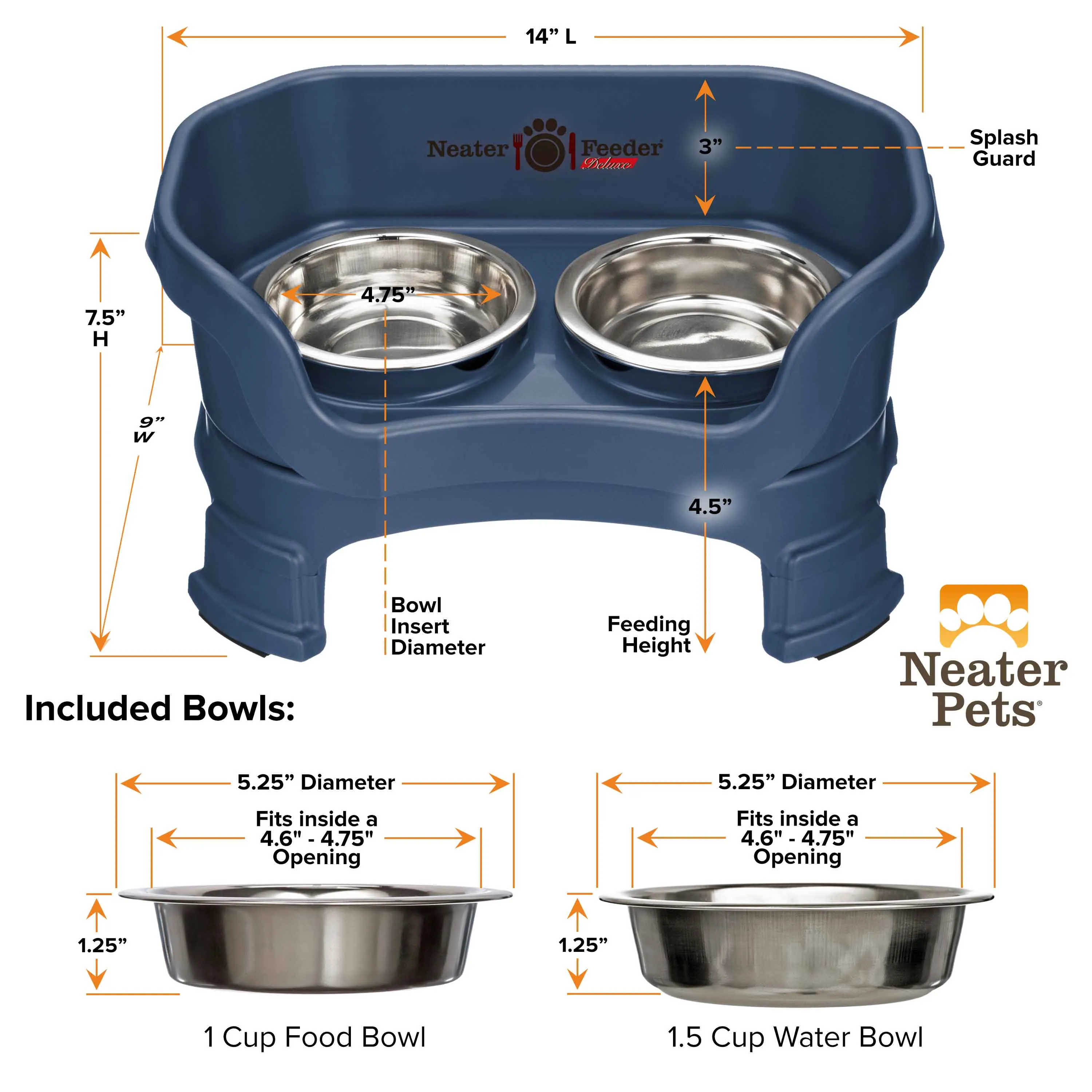 DELUXE Neater Feeder for Cats