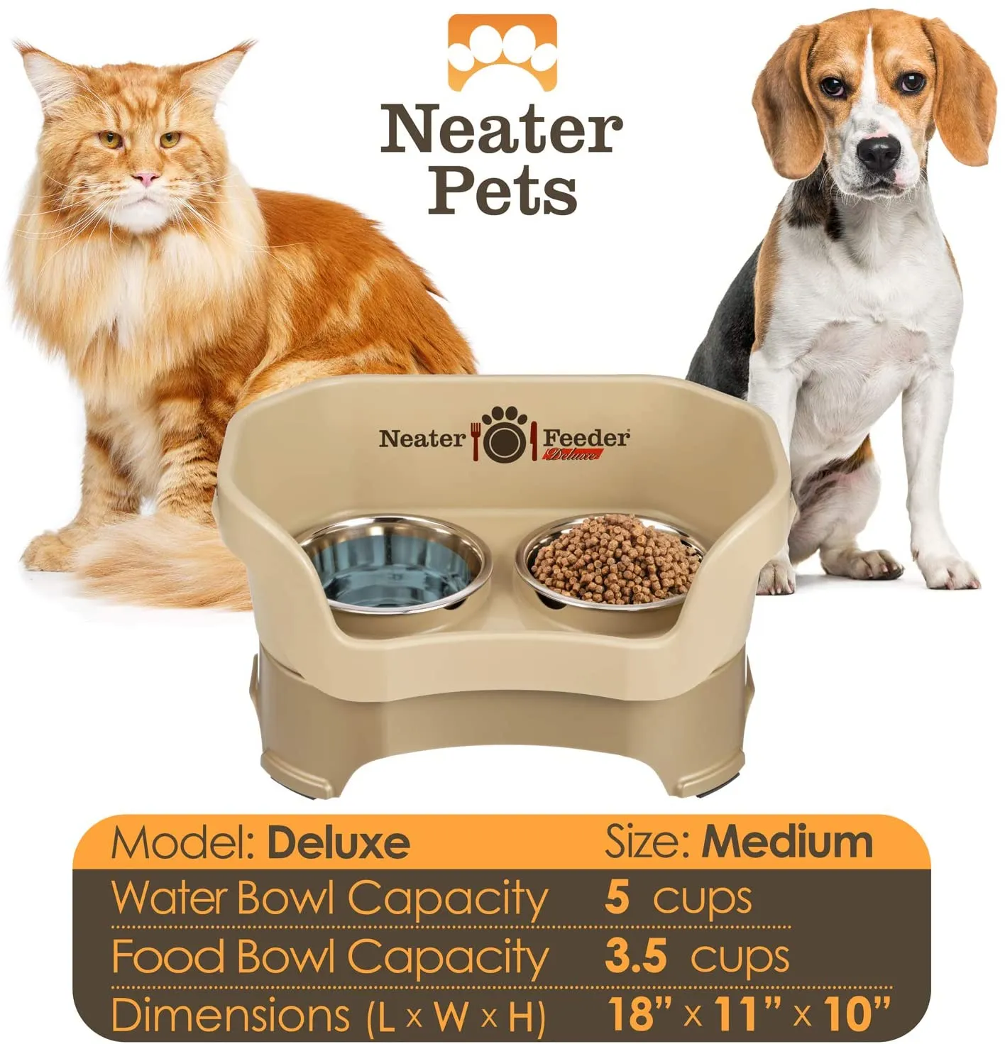 DELUXE Neater Feeder for Cats