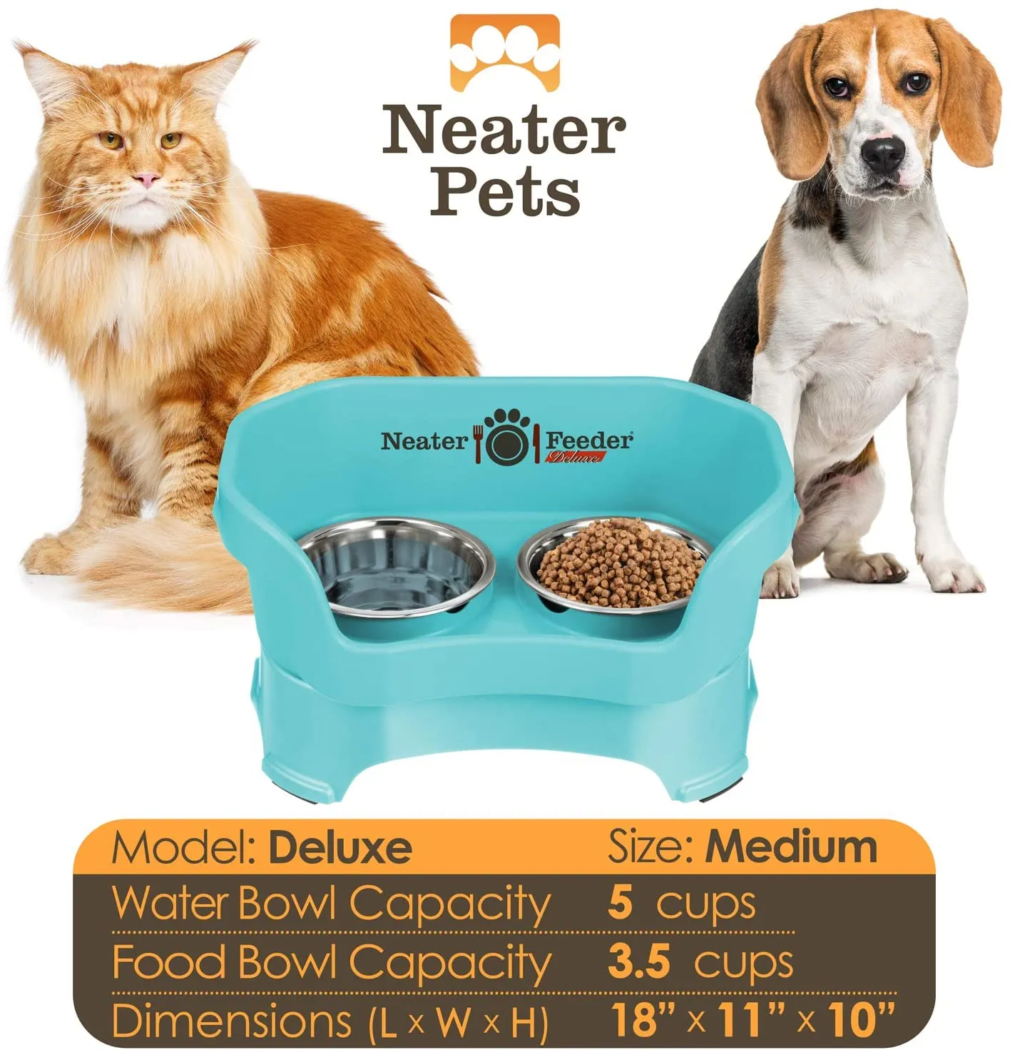 DELUXE Neater Feeder for Cats