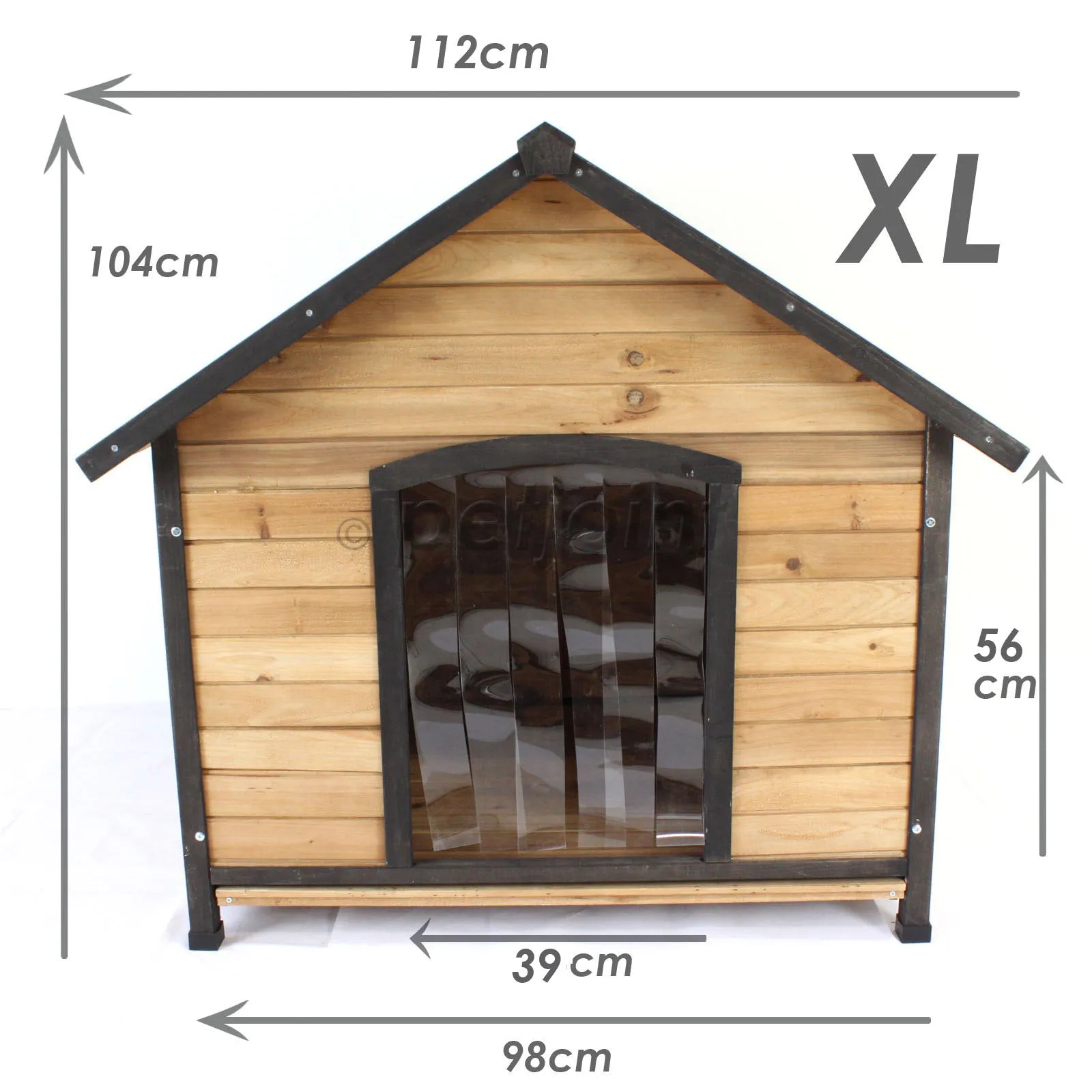Dog Kennel House Extra Large   Veranda Wooden Pet Puppy Labrador Home