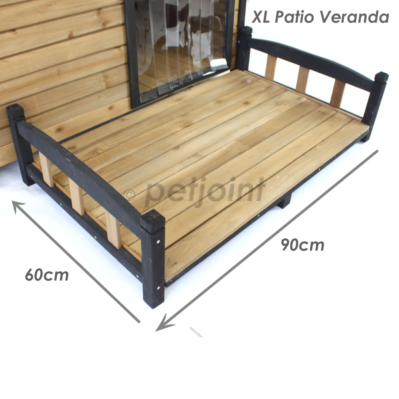 Dog Kennel House Extra Large   Veranda Wooden Pet Puppy Labrador Home