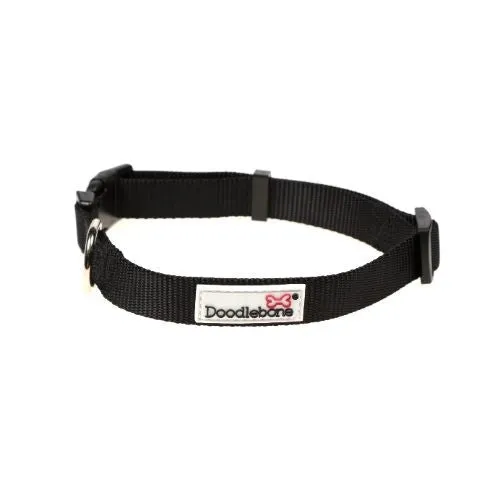 Doodlebone Dog Collar Coal Size 6-11